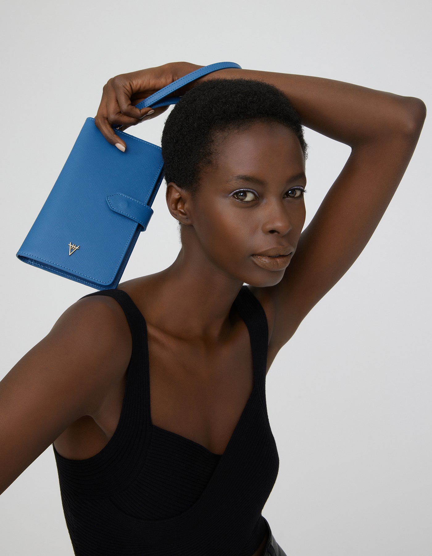 HiVa Atelier | Ita Crossbody Bag and Wallet Blue Sapphire | Her Tarza Uygun Deri Aksesuarlar