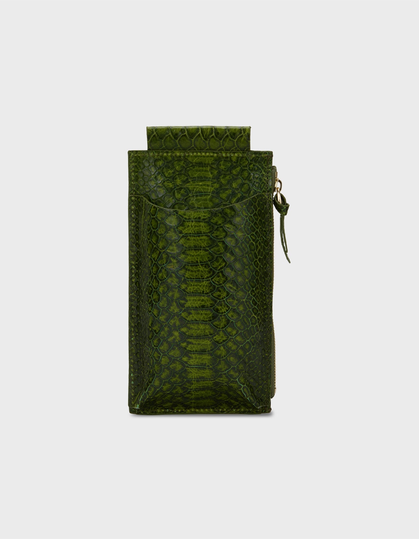HiVa Atelier | Phone Pouch OLIVE | Beautiful and Versatile Leather Accessories