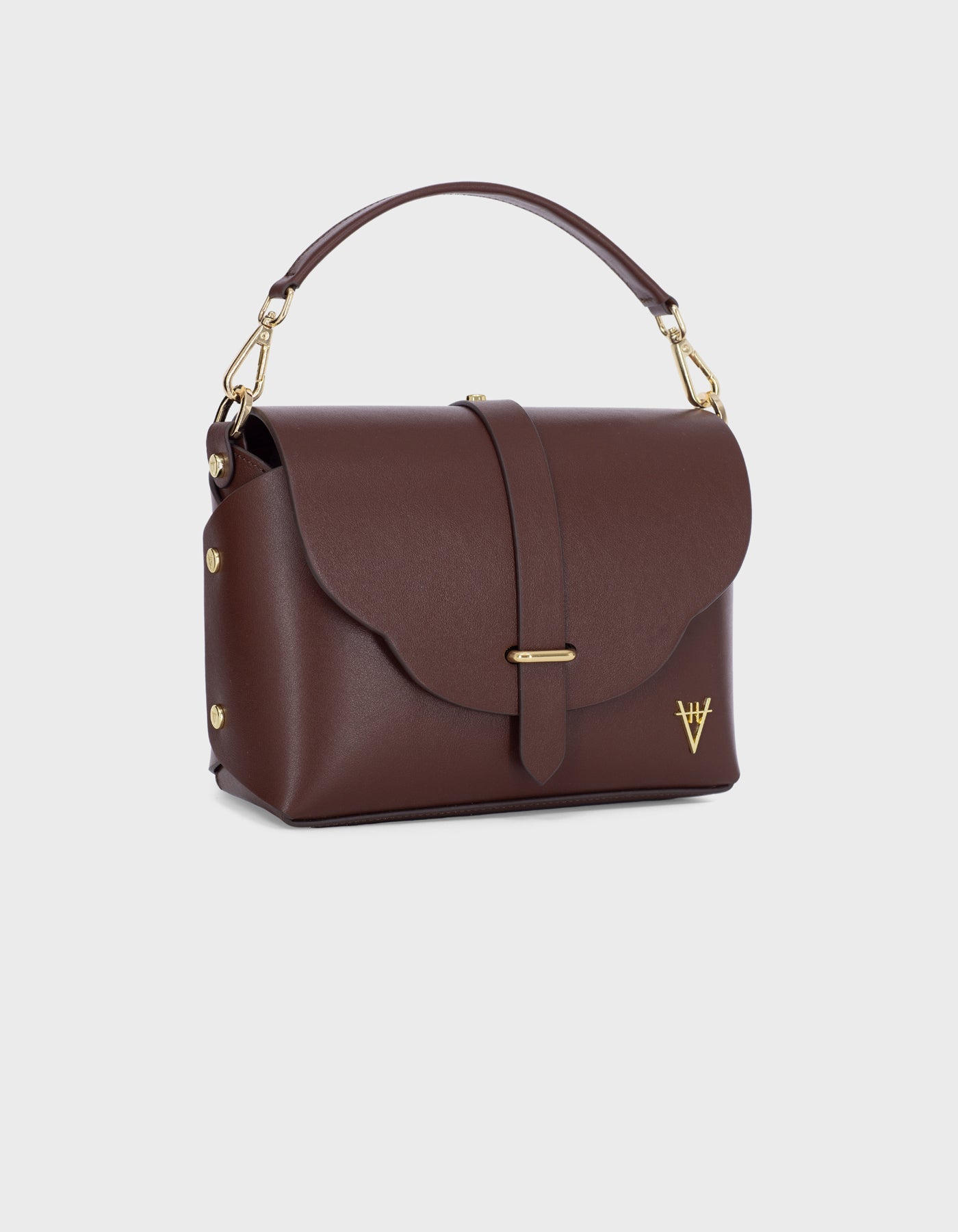 Hiva Atelier | Harmonia Shoulder Bag NUTSHELL | Beautiful and Versatile Leather Accessories