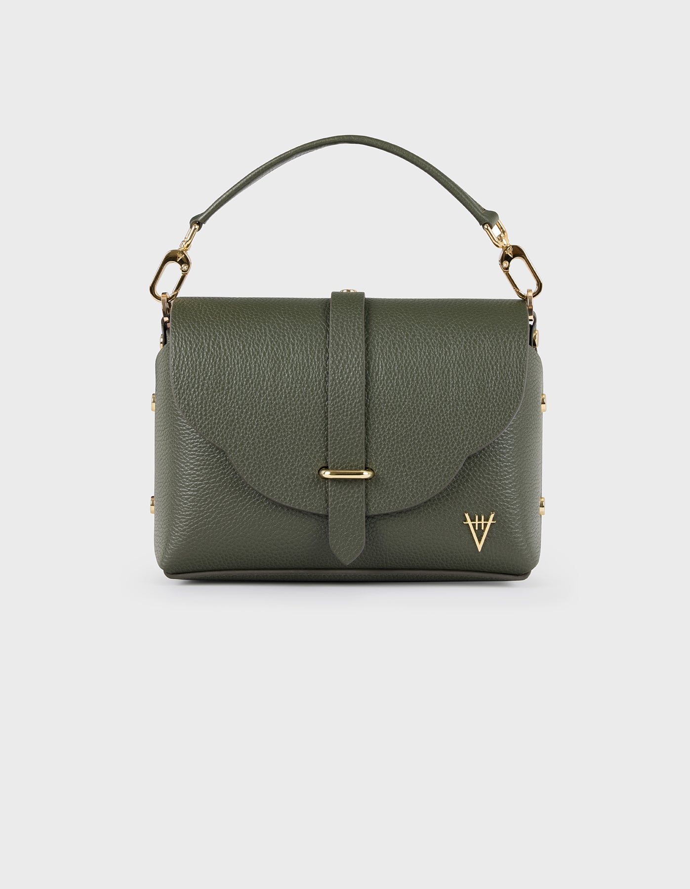 Hiva Atelier | Harmonia Shoulder Bag KHAKI | Beautiful and Versatile Leather Accessories