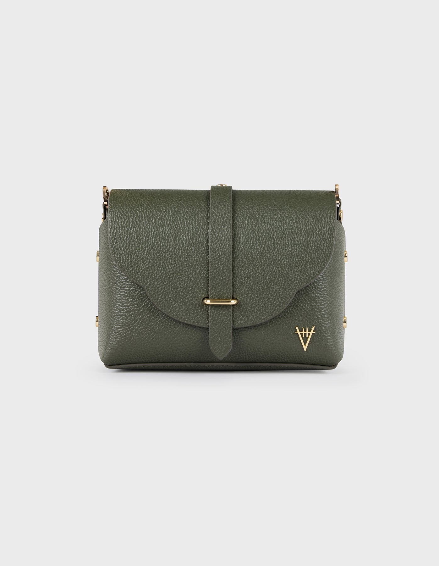 Hiva Atelier | Harmonia Shoulder Bag KHAKI | Beautiful and Versatile Leather Accessories