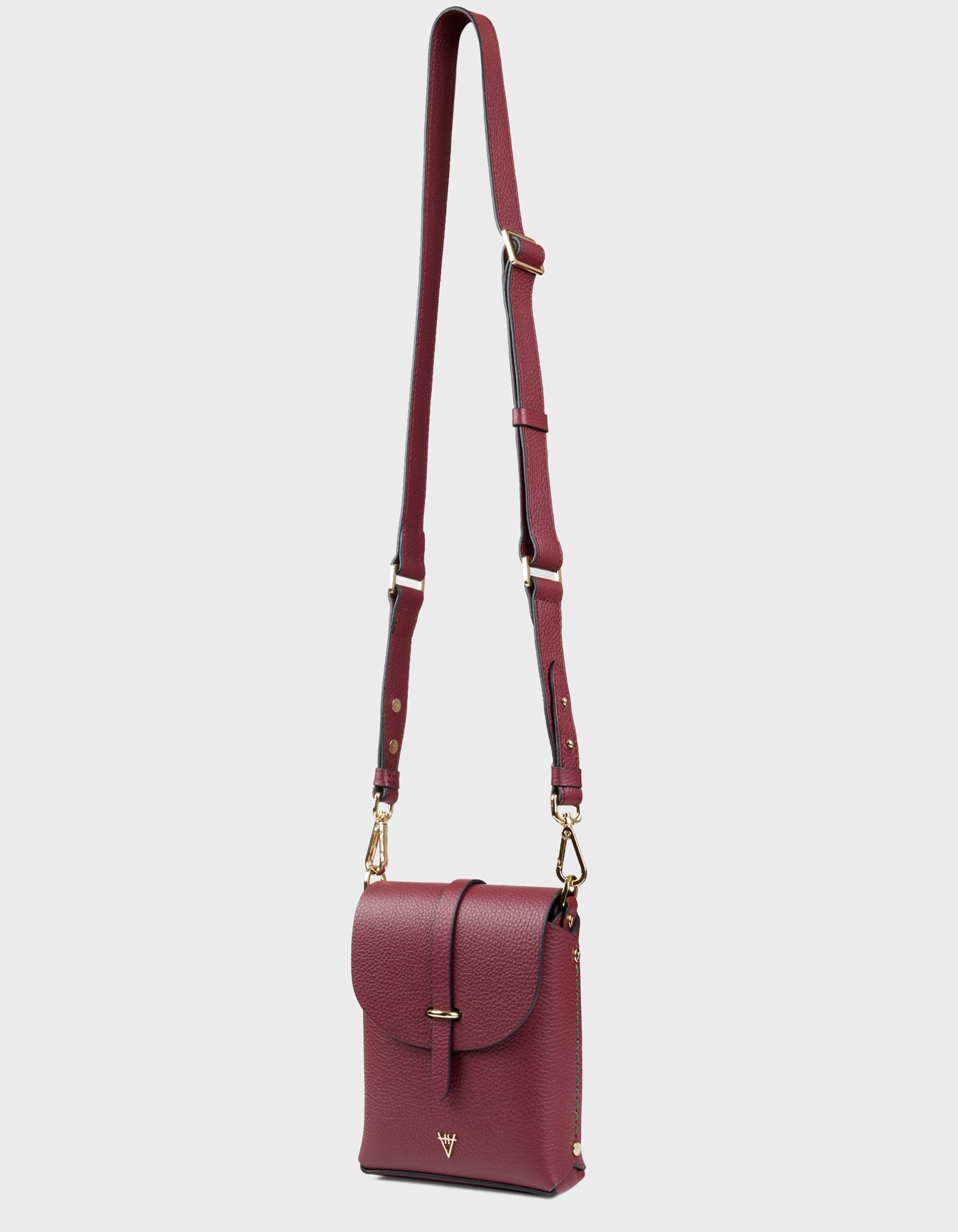 Hiva Atelier | Astrum Shoulder Bag BURGUNDY | Beautiful and Versatile Leather Accessories
