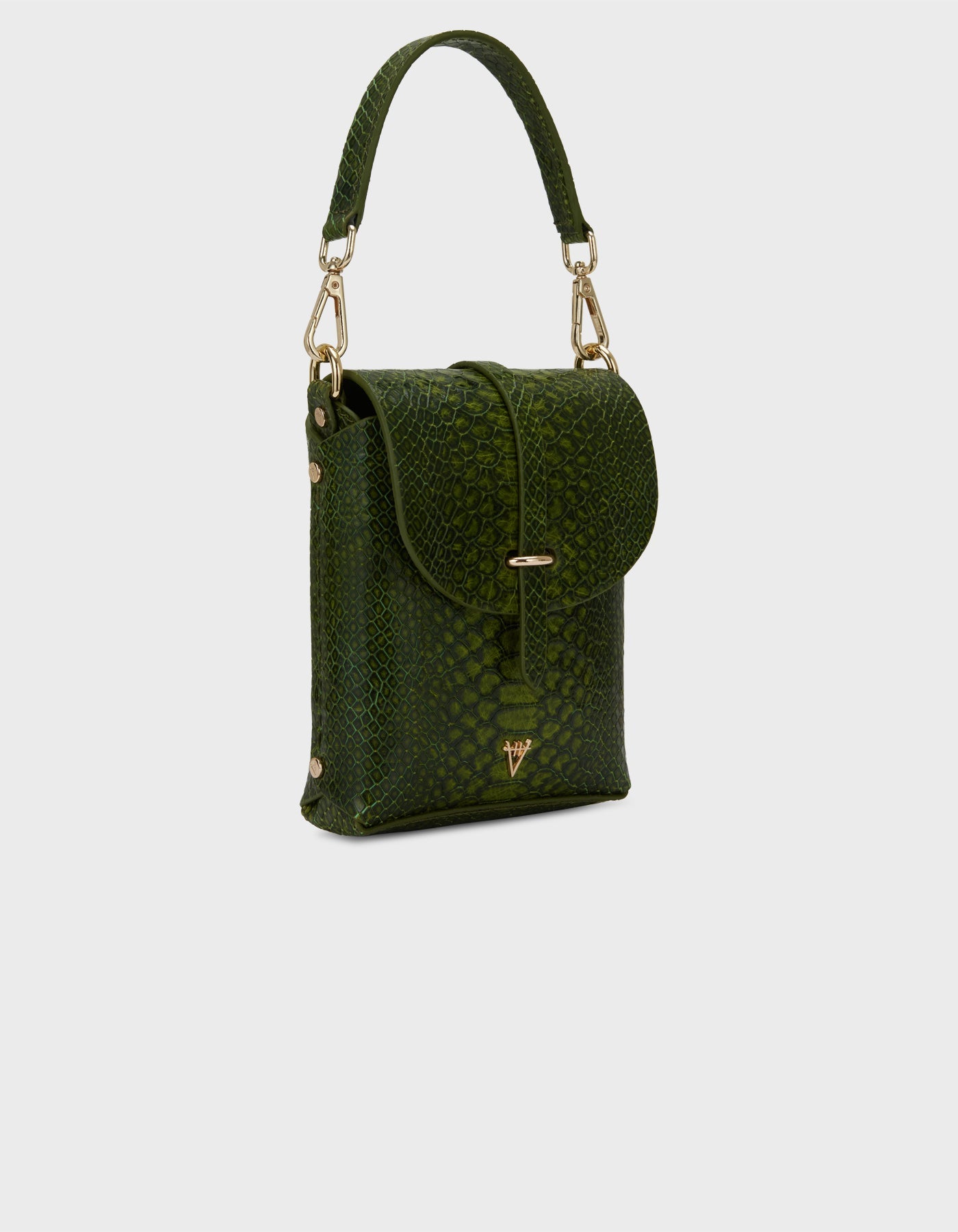 Hiva Atelier | Astrum Shoulder Bag OLIVE | Beautiful and Versatile Leather Accessories