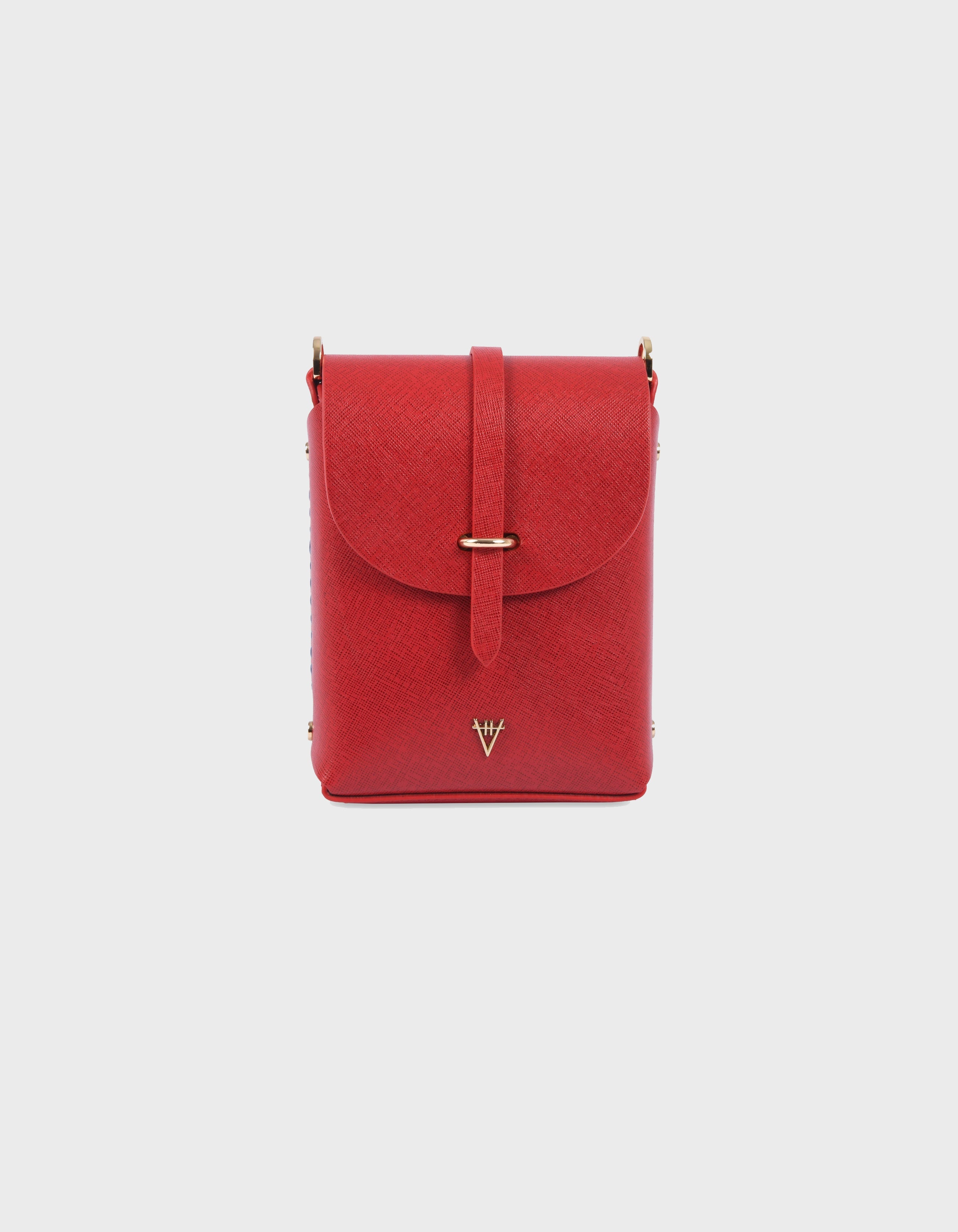 Hiva Atelier | Astrum Shoulder Bag RED | Beautiful and Versatile Leather Accessories