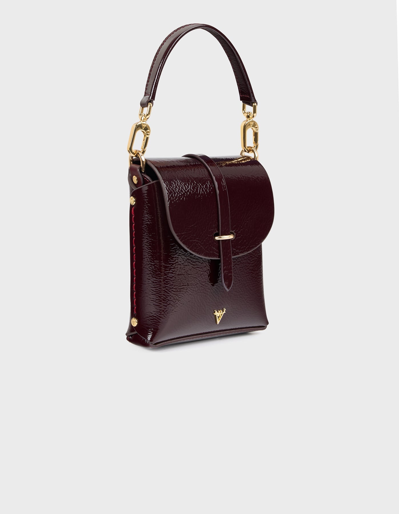 Hiva Atelier | Astrum Shoulder Bag RASPBERRY | Beautiful and Versatile Leather Accessories