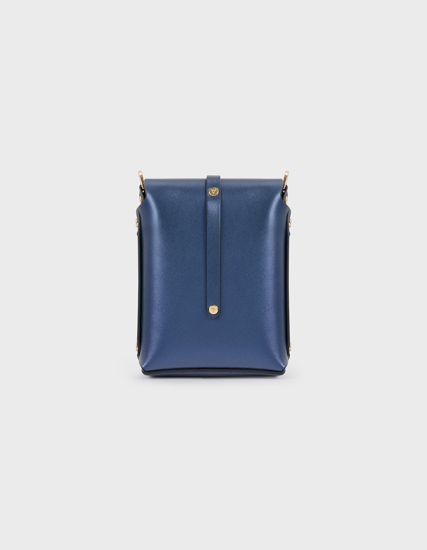 Hiva Atelier | Astrum Shoulder Bag NAVY | Beautiful and Versatile Leather Accessories