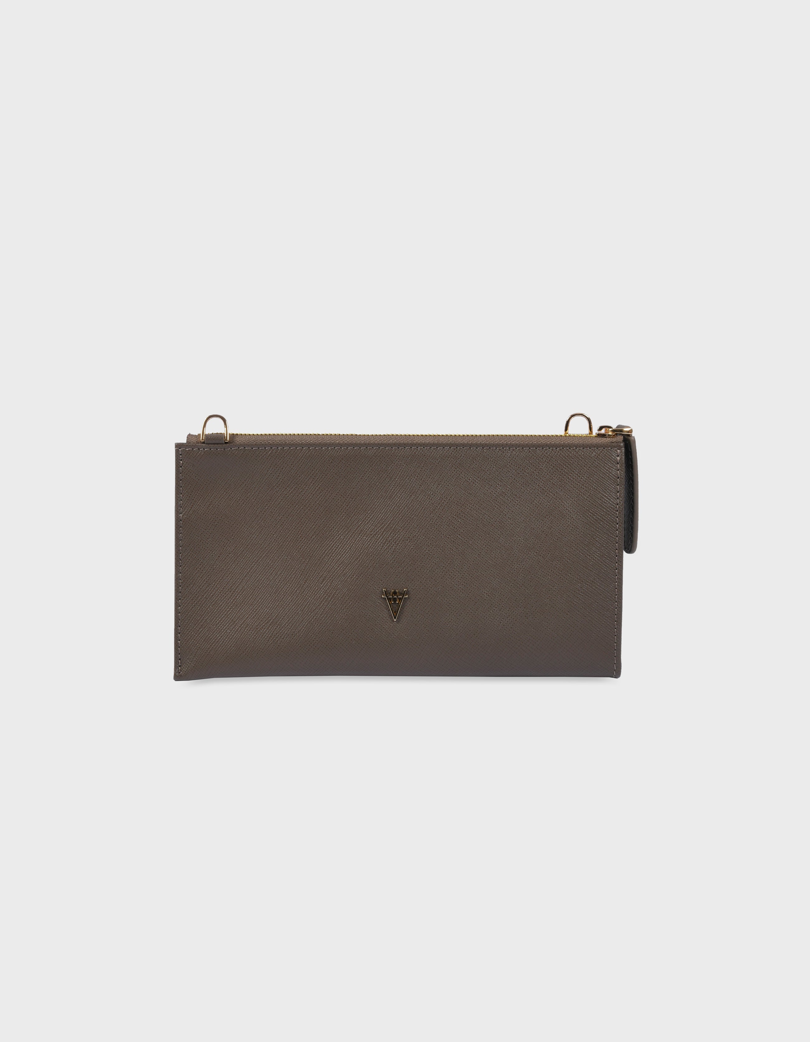 HiVa Atelier | Omnia Clutch Bag MINK | Beautiful and Versatile Leather Accessories