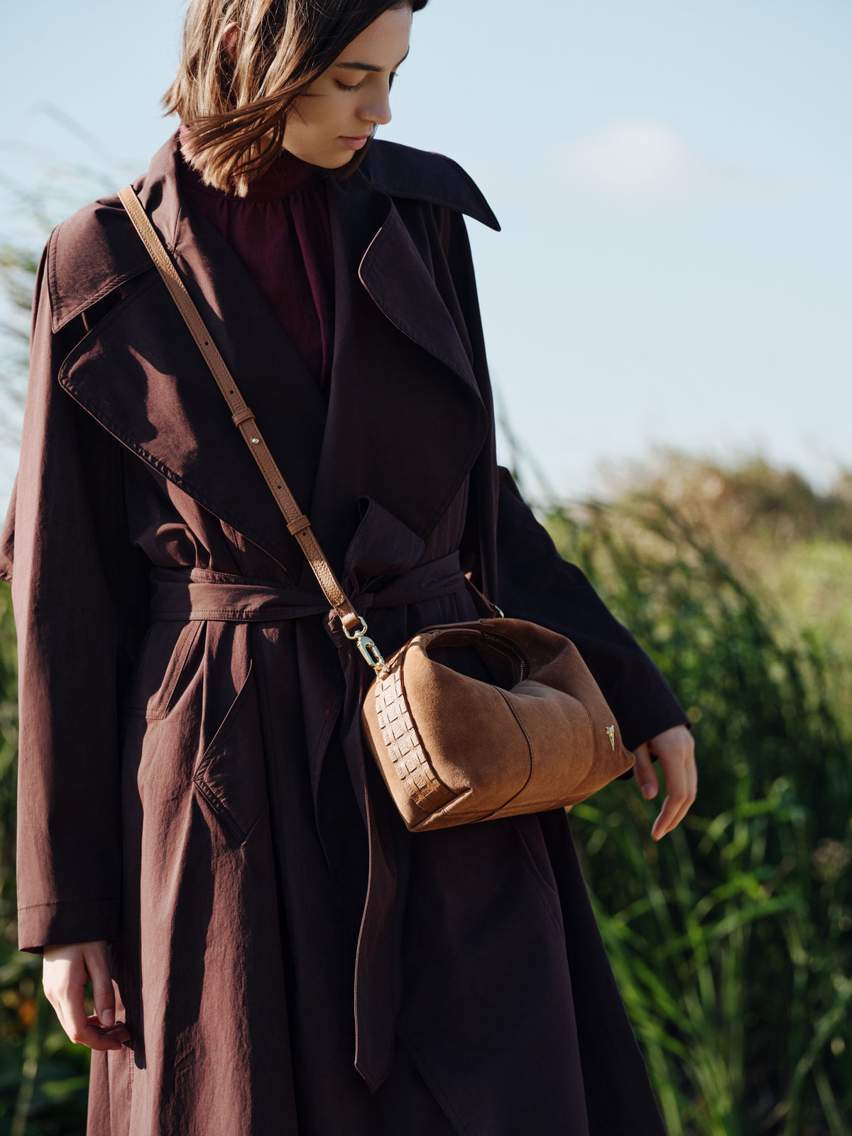 HiVa Atelier | Midi Croissant Bag | Beautiful and Versatile Leather Accessories