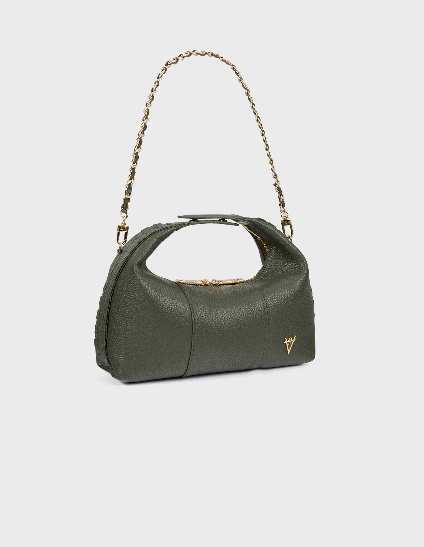 HiVa Atelier | Midi Croissant Bag Burgundy | Beautiful and Versatile Leather Accessories