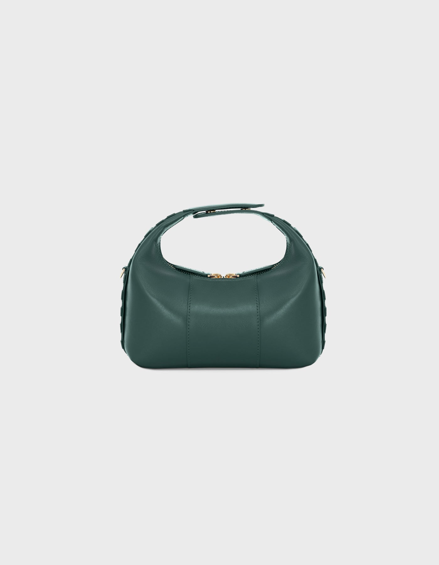 Hiva Atelier | Mini Croissant DEEP EMERALD | Beautiful and Versatile Leather Accessories