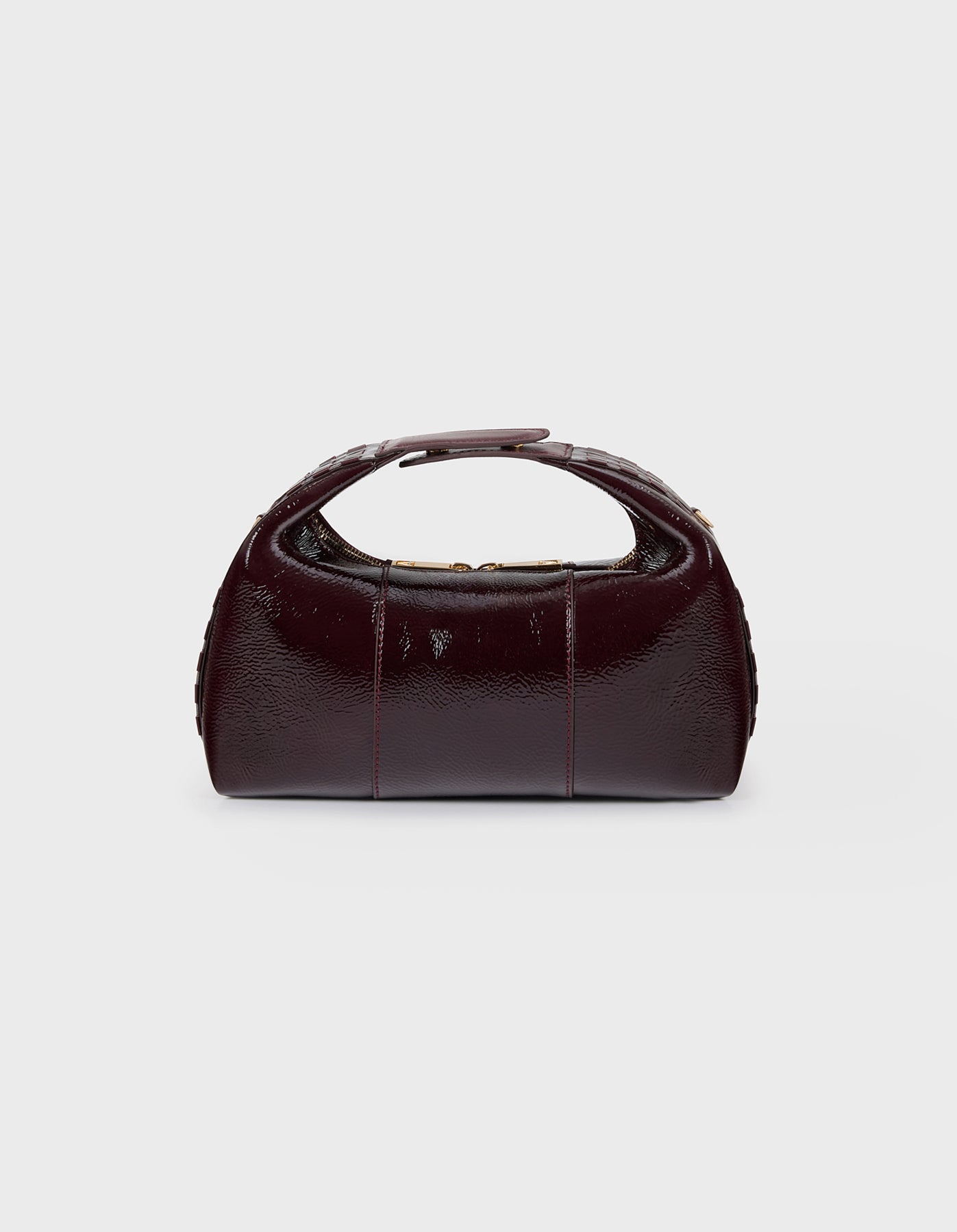 HiVa Atelier | Midi Croissant Bag Midnight Plum | Beautiful and Versatile Leather Accessories