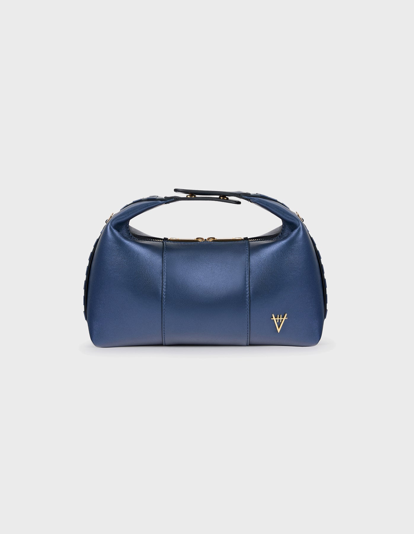 HiVa Atelier | Midi Croissant Bag Midnight Plum | Beautiful and Versatile Leather Accessories