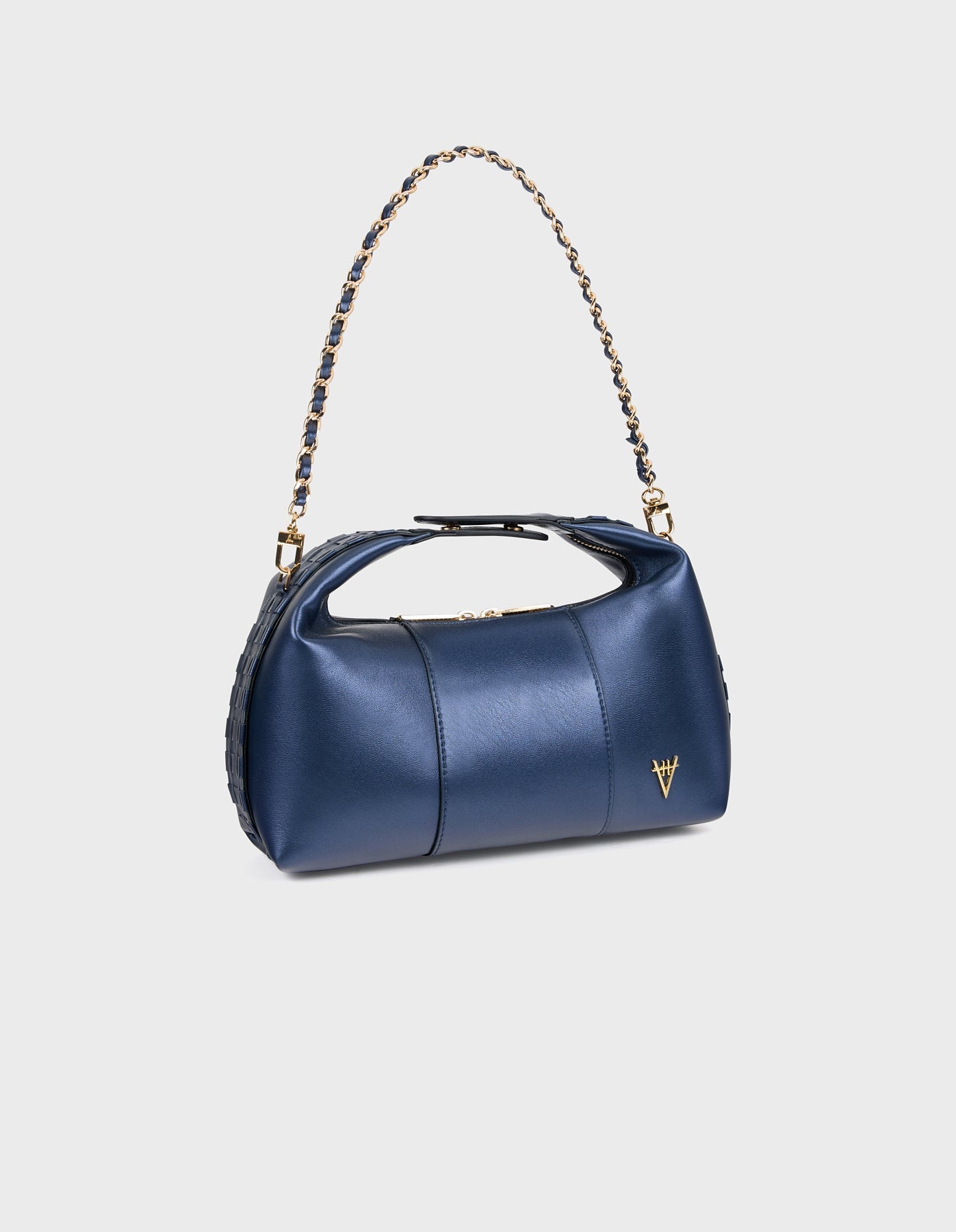 HiVa Atelier | Midi Croissant Bag Navy | Her Tarza Uygun Deri Aksesuarlar