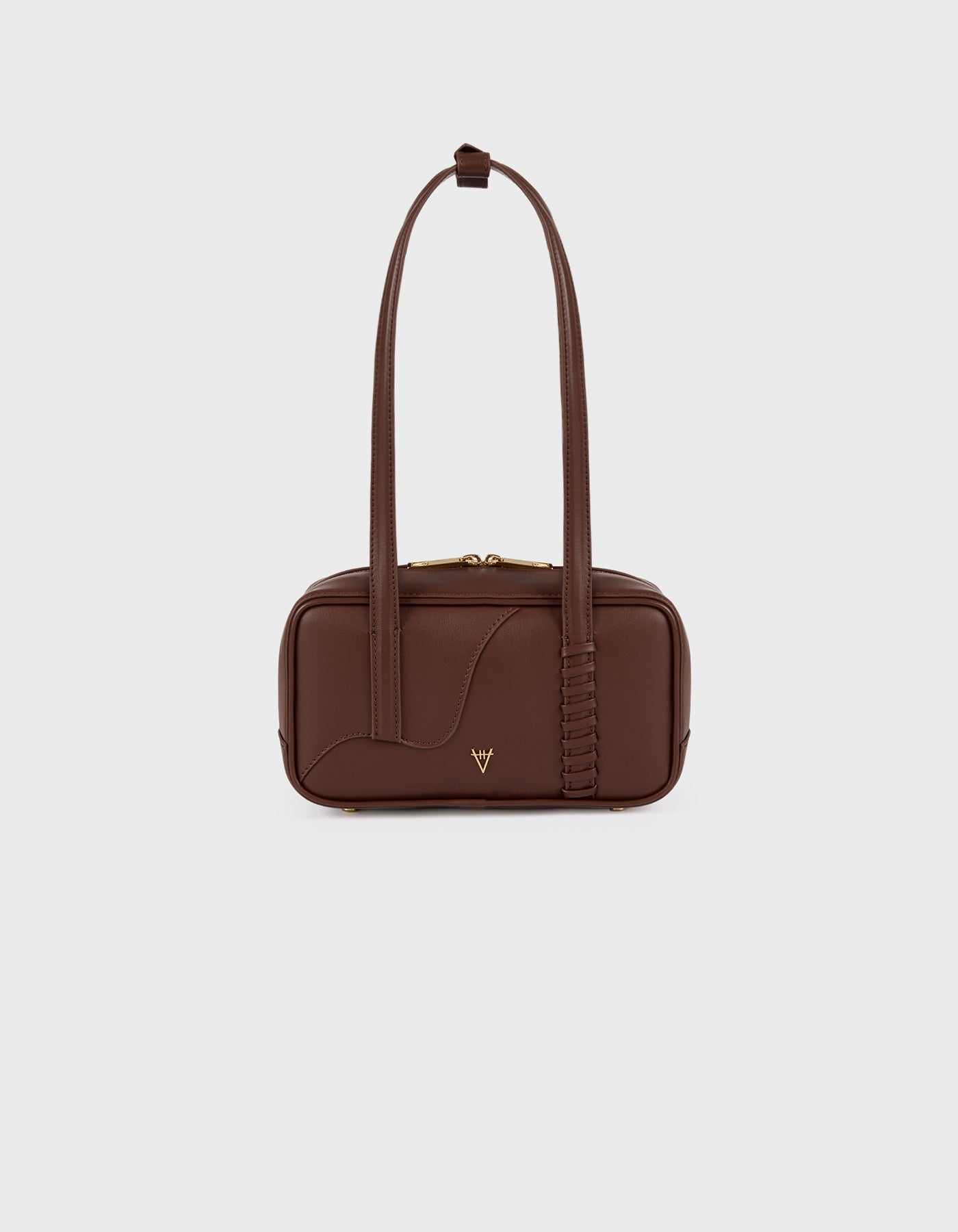 HiVa Atelier | Mini Bowling Tote Bag NUTSHELL | Beautiful and Versatile Leather Accessories