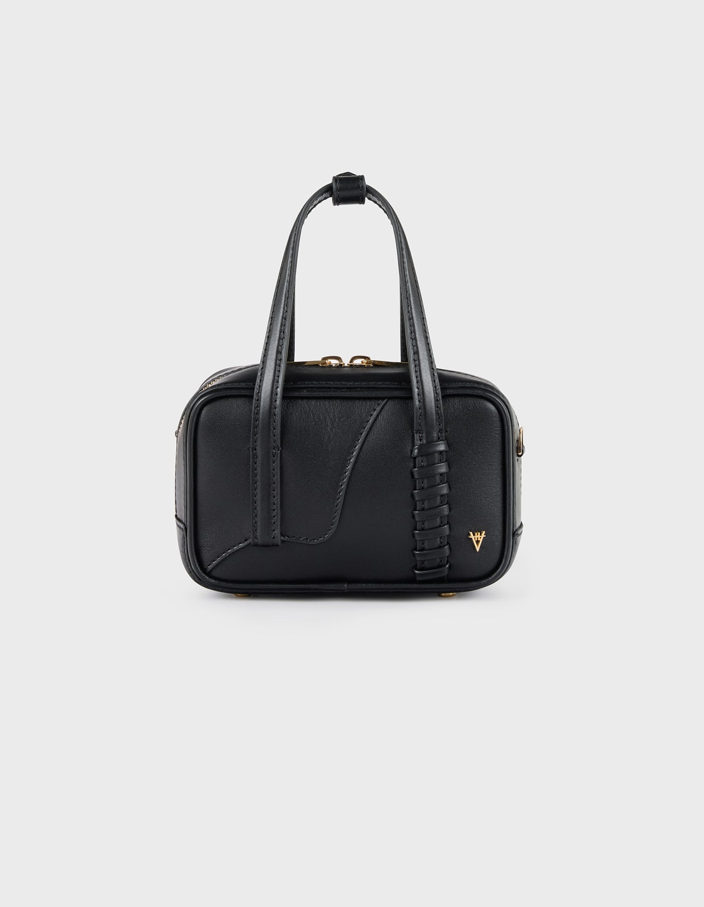 HiVa Atelier | Micro Bowling Bag BLACK | Beautiful and Versatile Leather Accessories