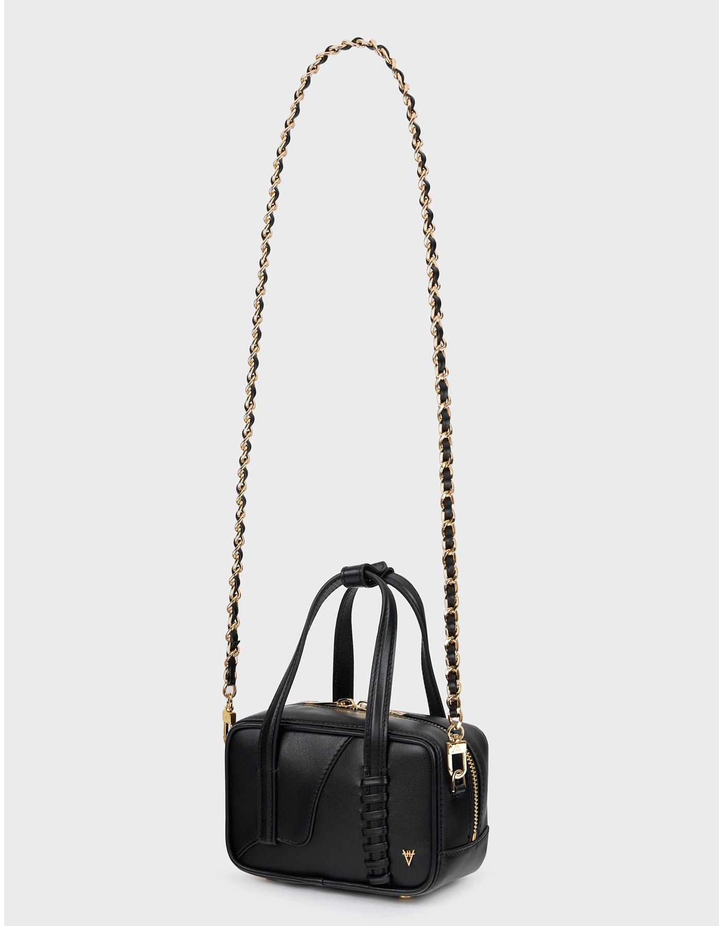 HiVa Atelier | Micro Bowling Bag BLACK | Beautiful and Versatile Leather Accessories