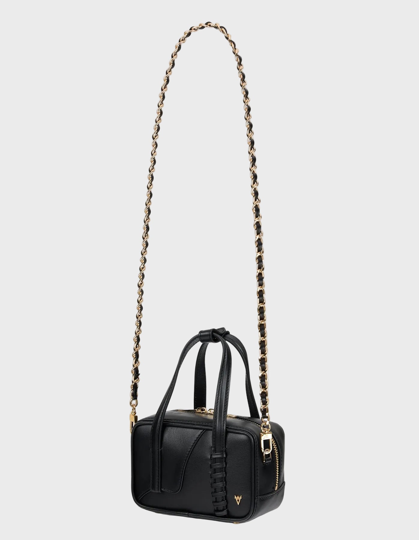 HiVa Atelier | Micro Bowling Bag BLACK | Beautiful and Versatile Leather Accessories