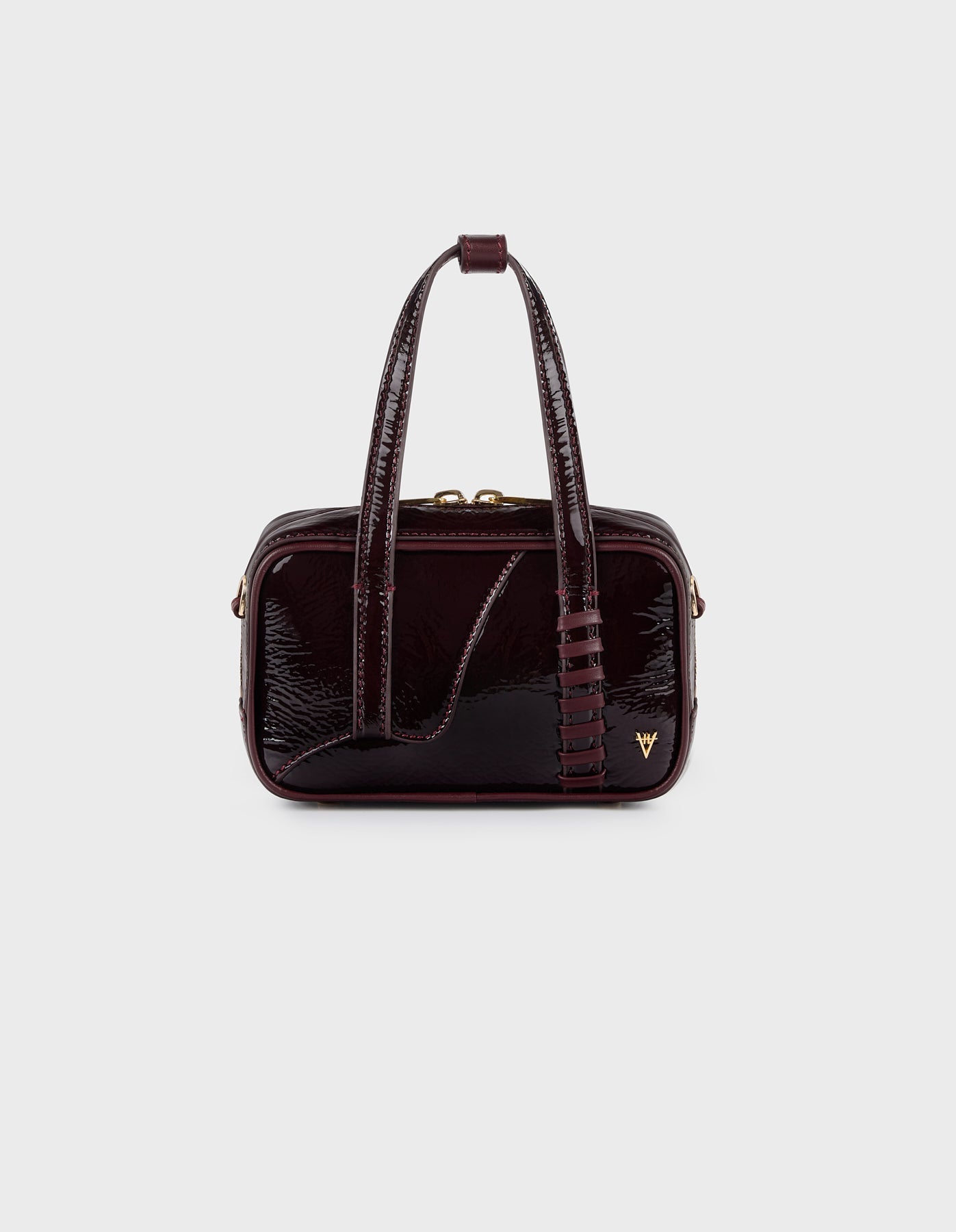 HiVa Atelier | Micro Bowling Bag RASPBERRY | Her Tarza Uygun Deri Aksesuarlar