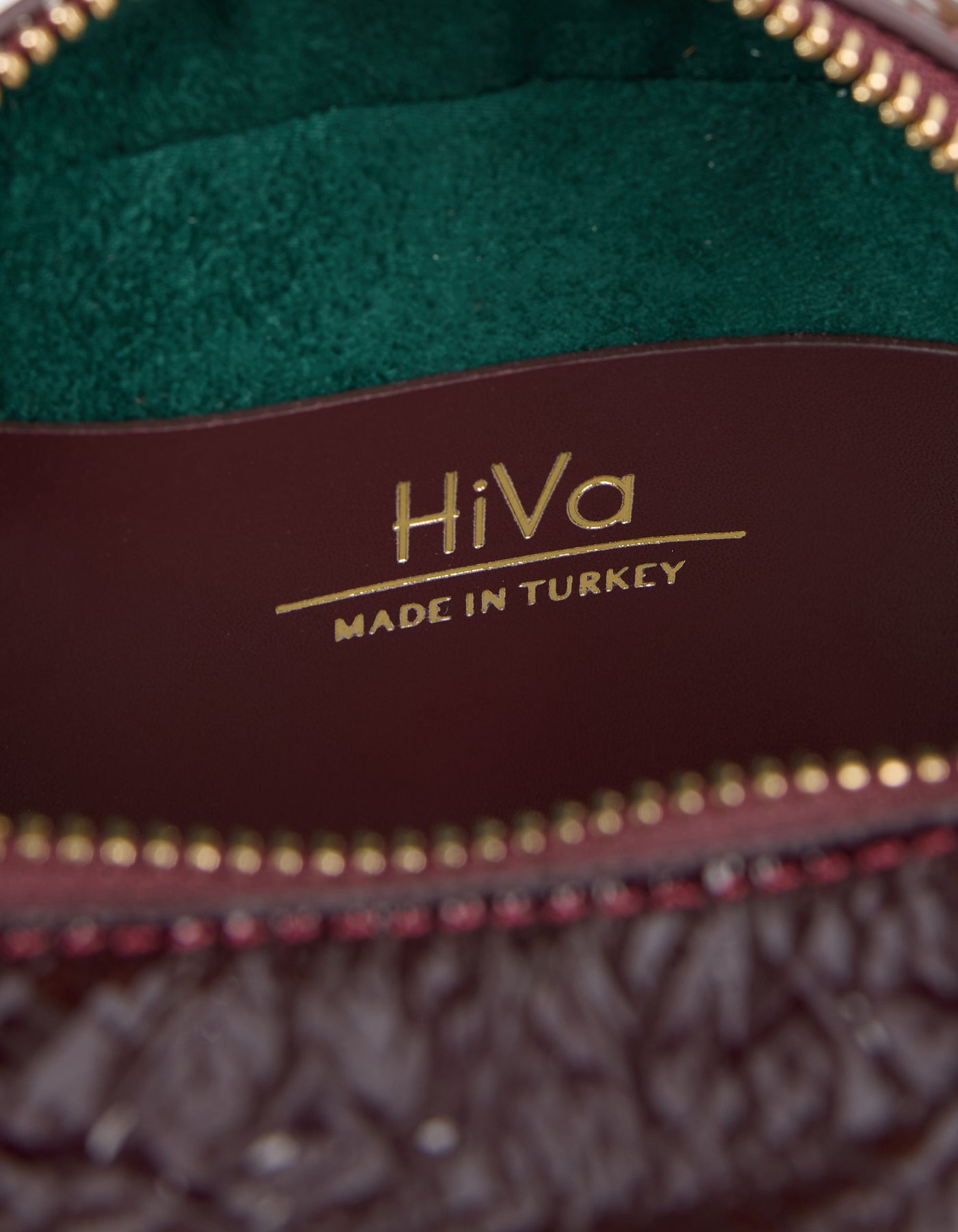 HiVa Atelier | Micro Bowling Bag RASPBERRY | Beautiful and Versatile Leather Accessories