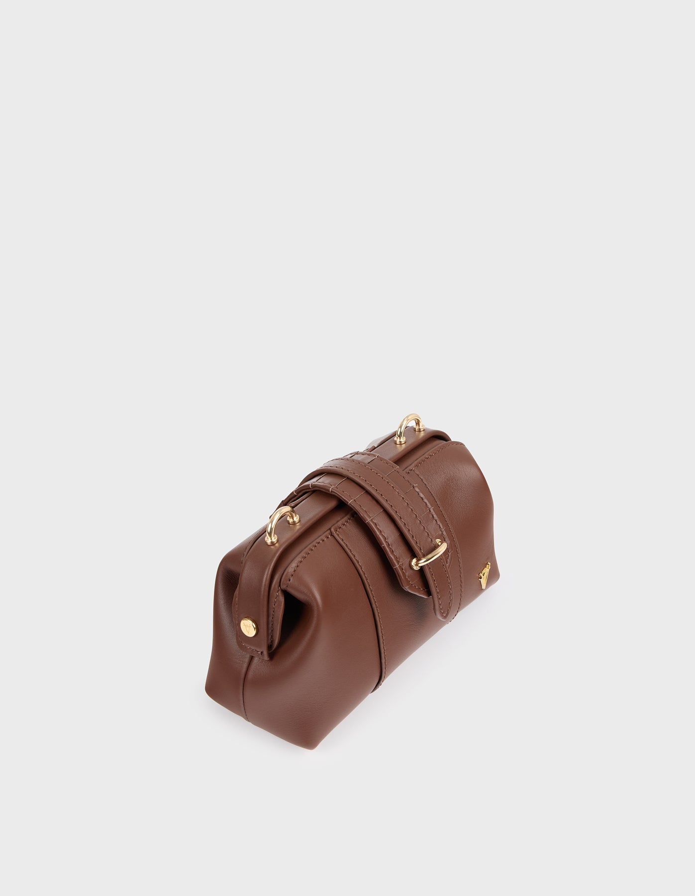 HiVa Atelier | Mini Nubes Doctor Bag NUTSHELL | Her Tarza Uygun Deri Aksesuarlar