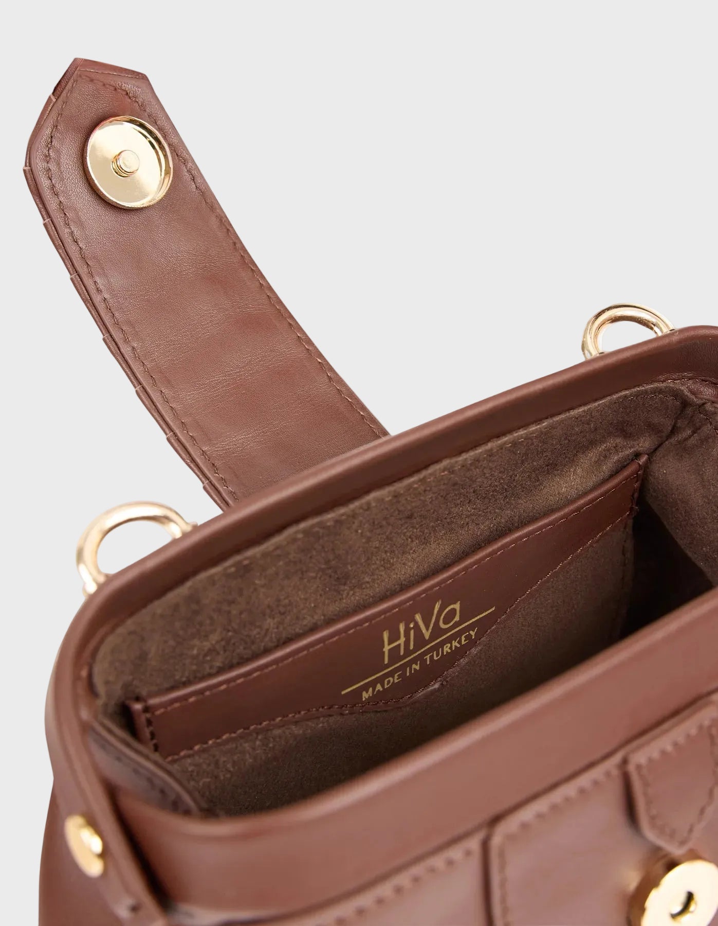 HiVa Atelier | Mini Nubes Doctor Bag NUTSHELL | Her Tarza Uygun Deri Aksesuarlar