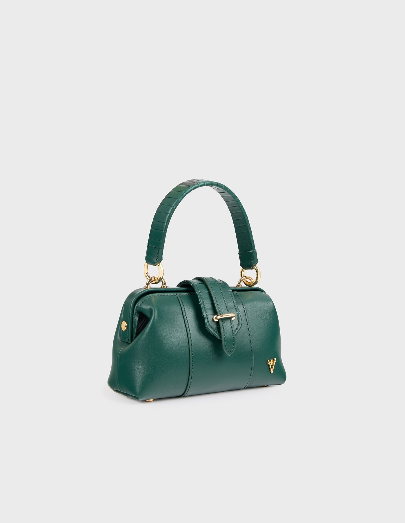HiVa Atelier | Mini Nubes Doctor Bag DEEP EMERALD | Beautiful and Versatile Leather Accessories
