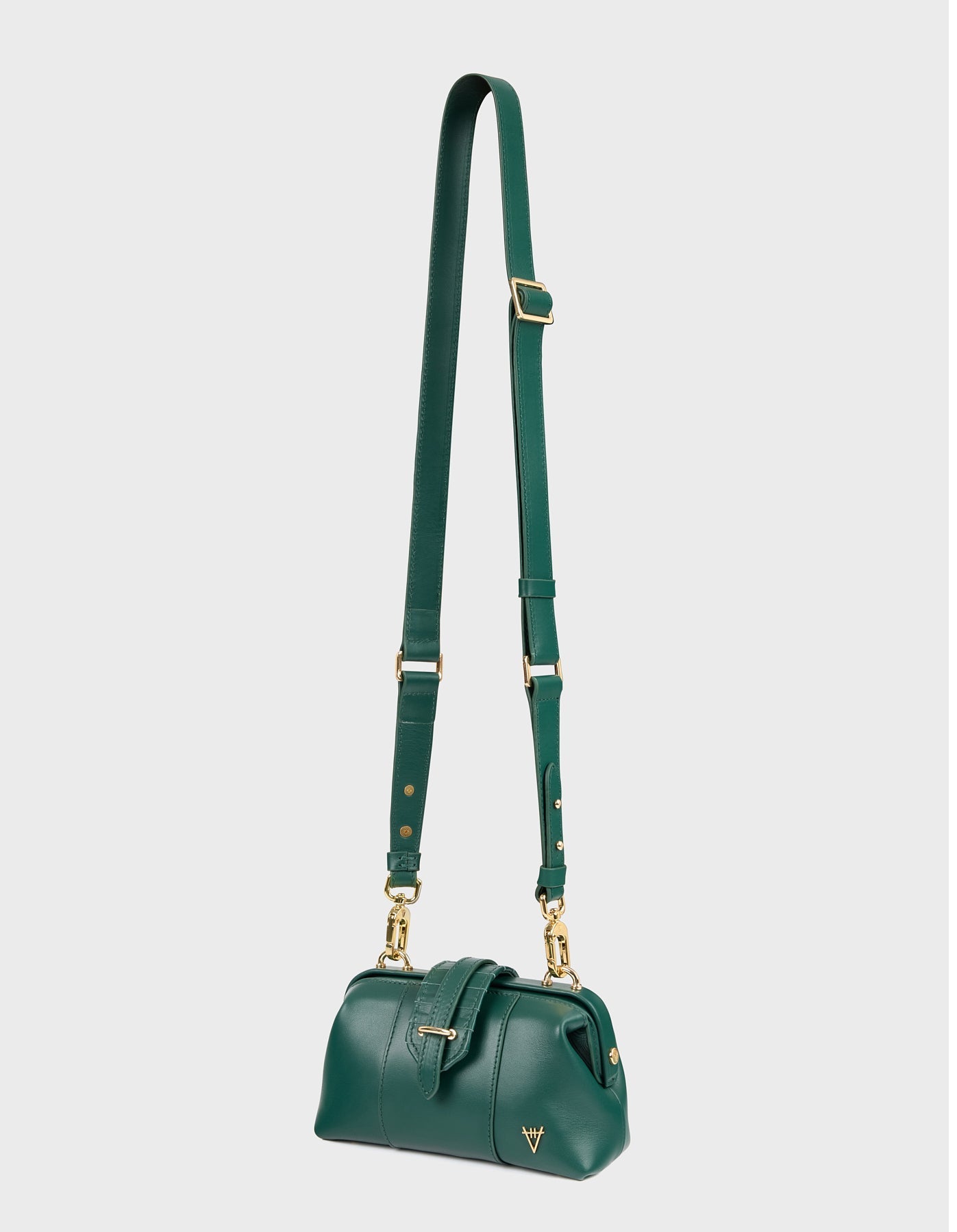 HiVa Atelier | Mini Nubes Doctor Bag DEEP EMERALD | Beautiful and Versatile Leather Accessories