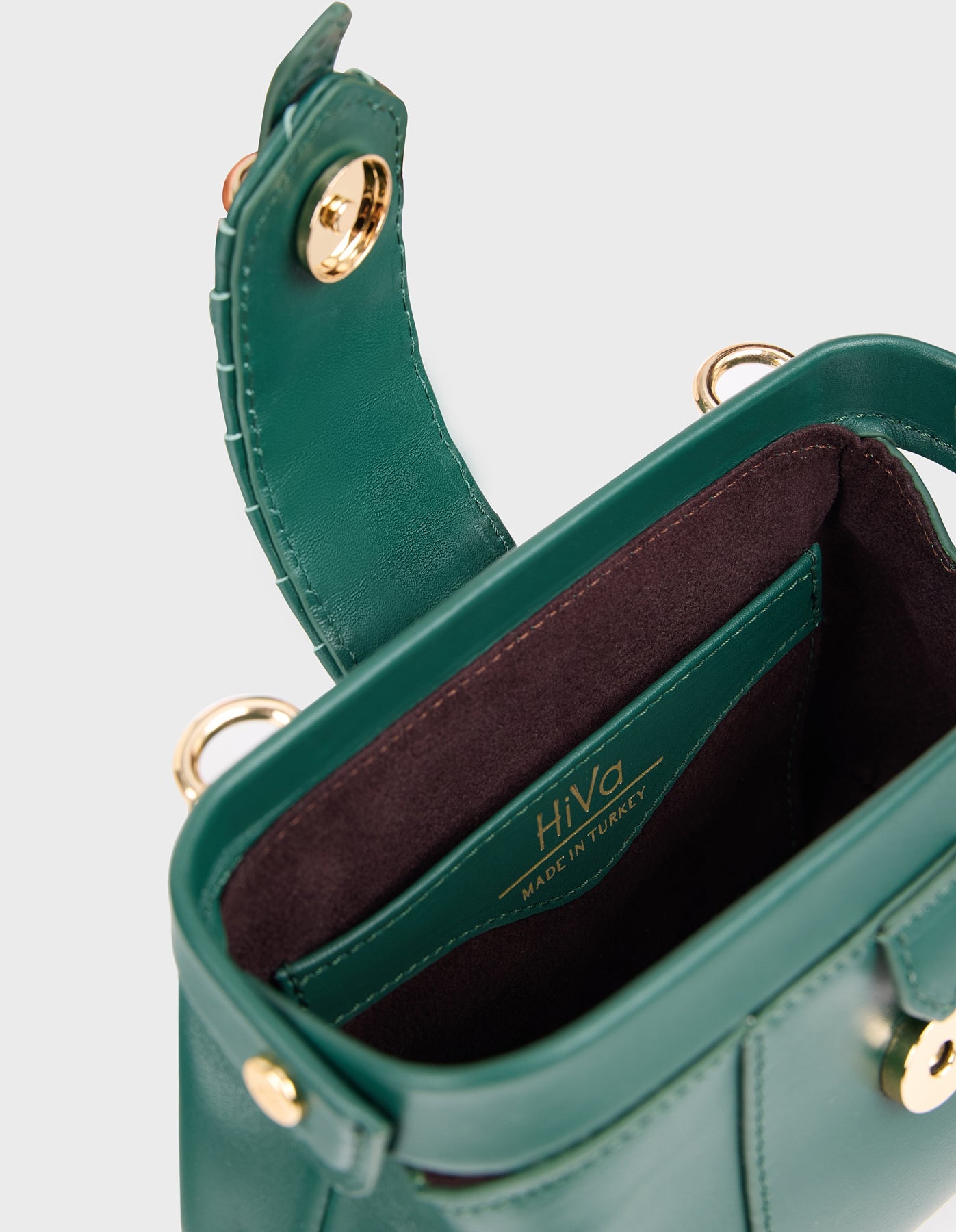 HiVa Atelier | Mini Nubes Doctor Bag DEEP EMERALD | Beautiful and Versatile Leather Accessories