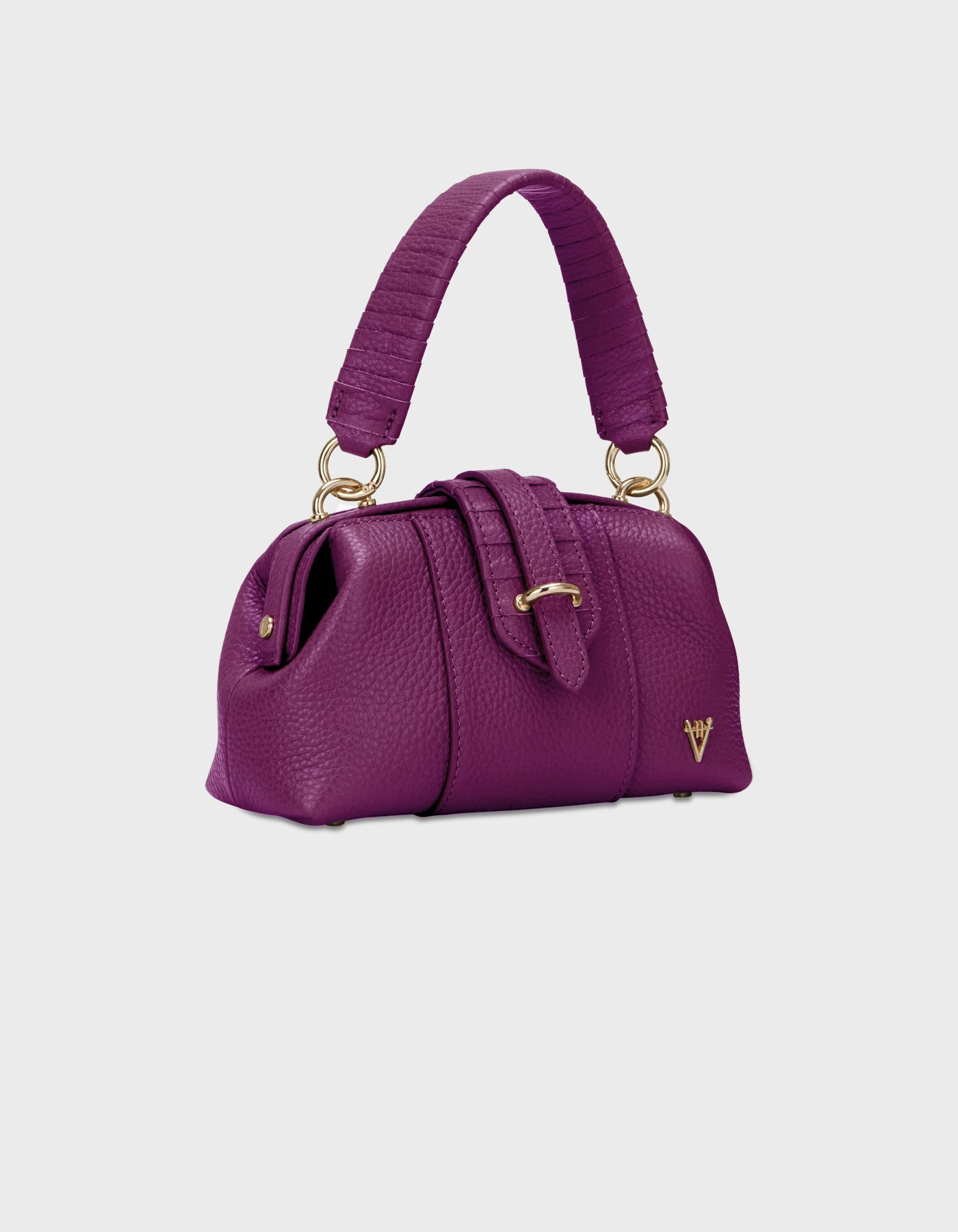 HiVa Atelier | Mini Nubes Doctor Bag MIDNIGHT PLUM | Beautiful and Versatile Leather Accessories