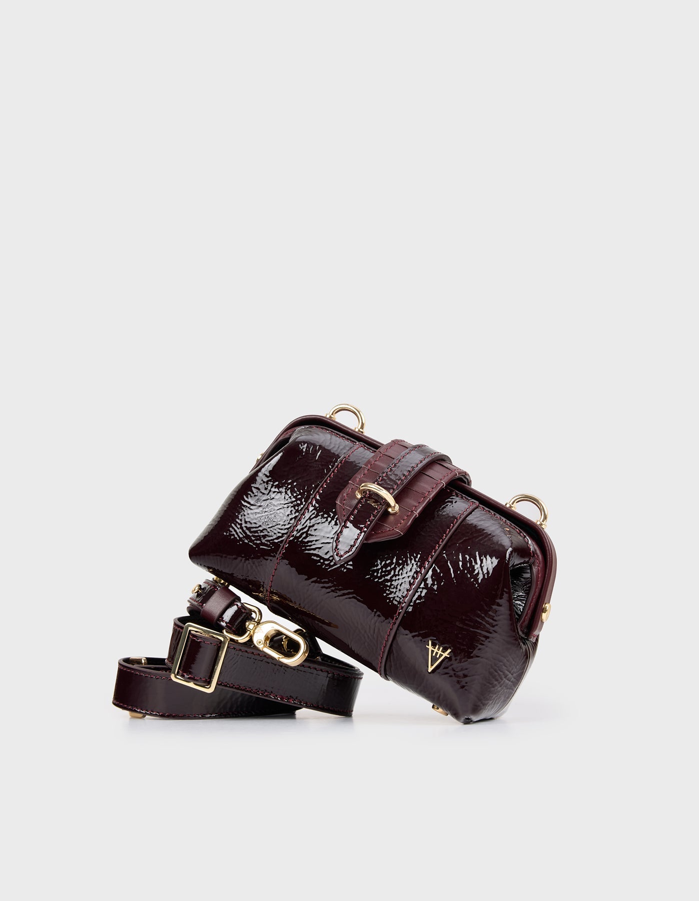 HiVa Atelier | Mini Nubes Doctor Bag RASPBERRY | Beautiful and Versatile Leather Accessories