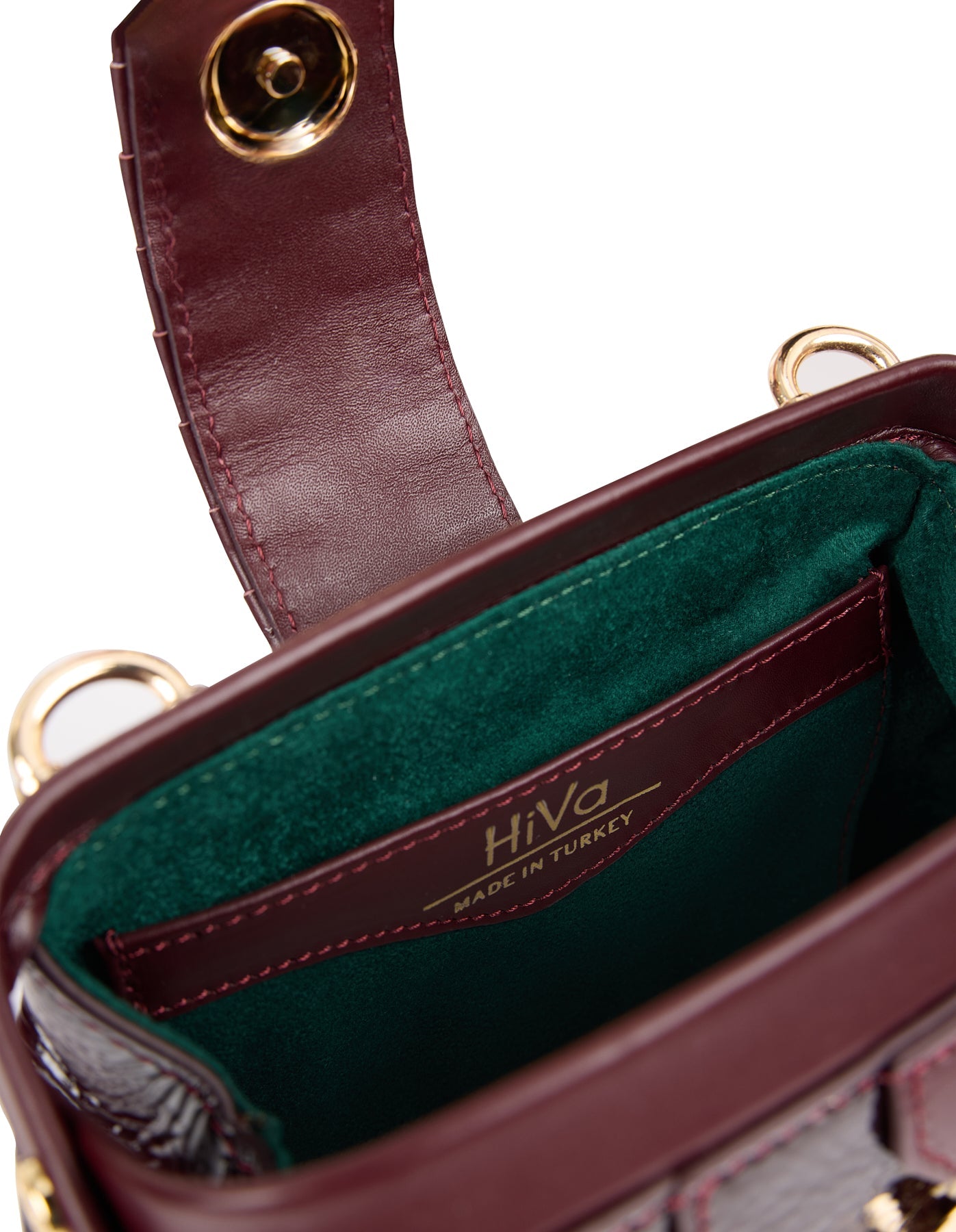 HiVa Atelier | Mini Nubes Doctor Bag RASPBERRY | Beautiful and Versatile Leather Accessories