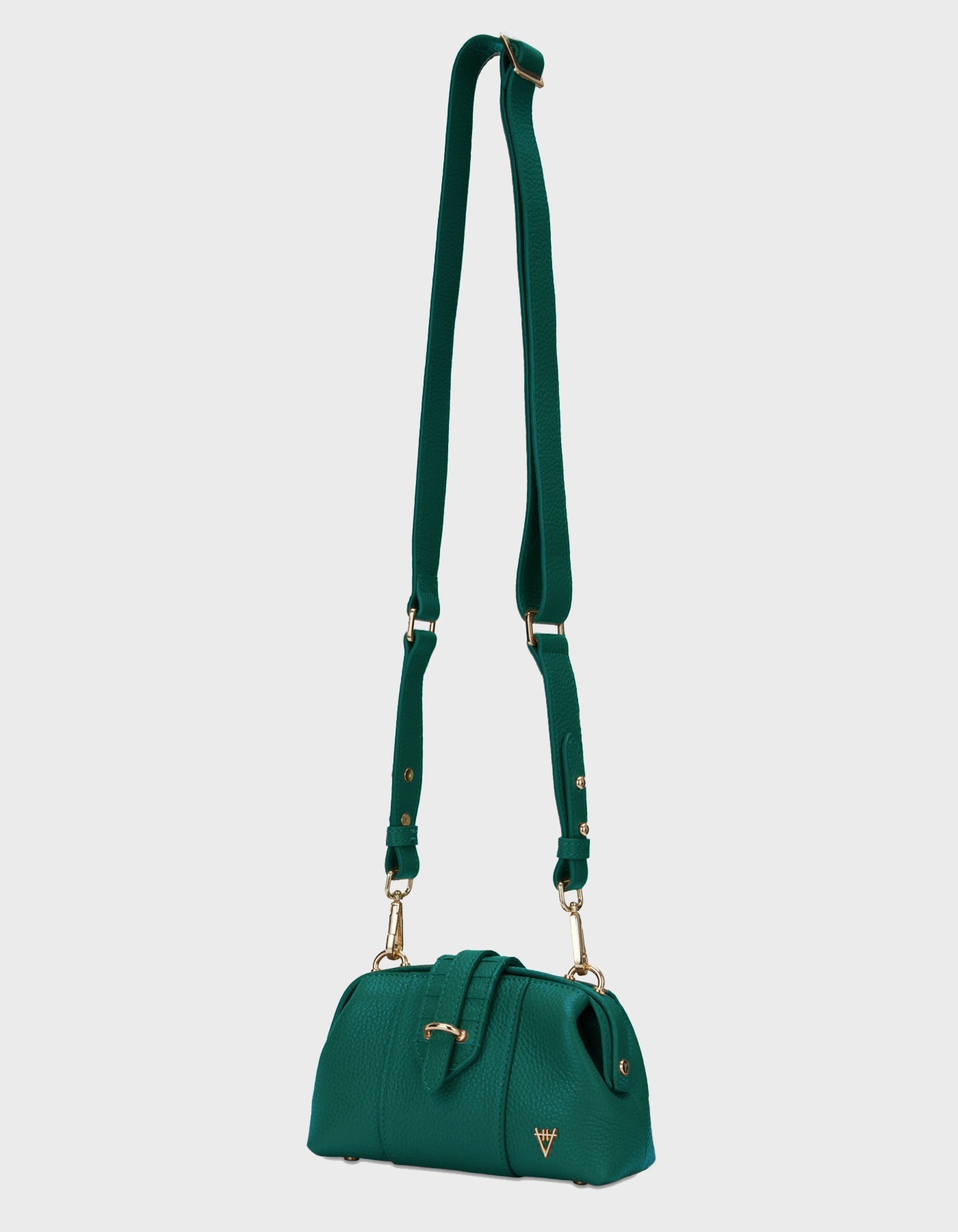 HiVa Atelier | Mini Nubes Doctor Bag FOREST GREEN | Beautiful and Versatile Leather Accessories