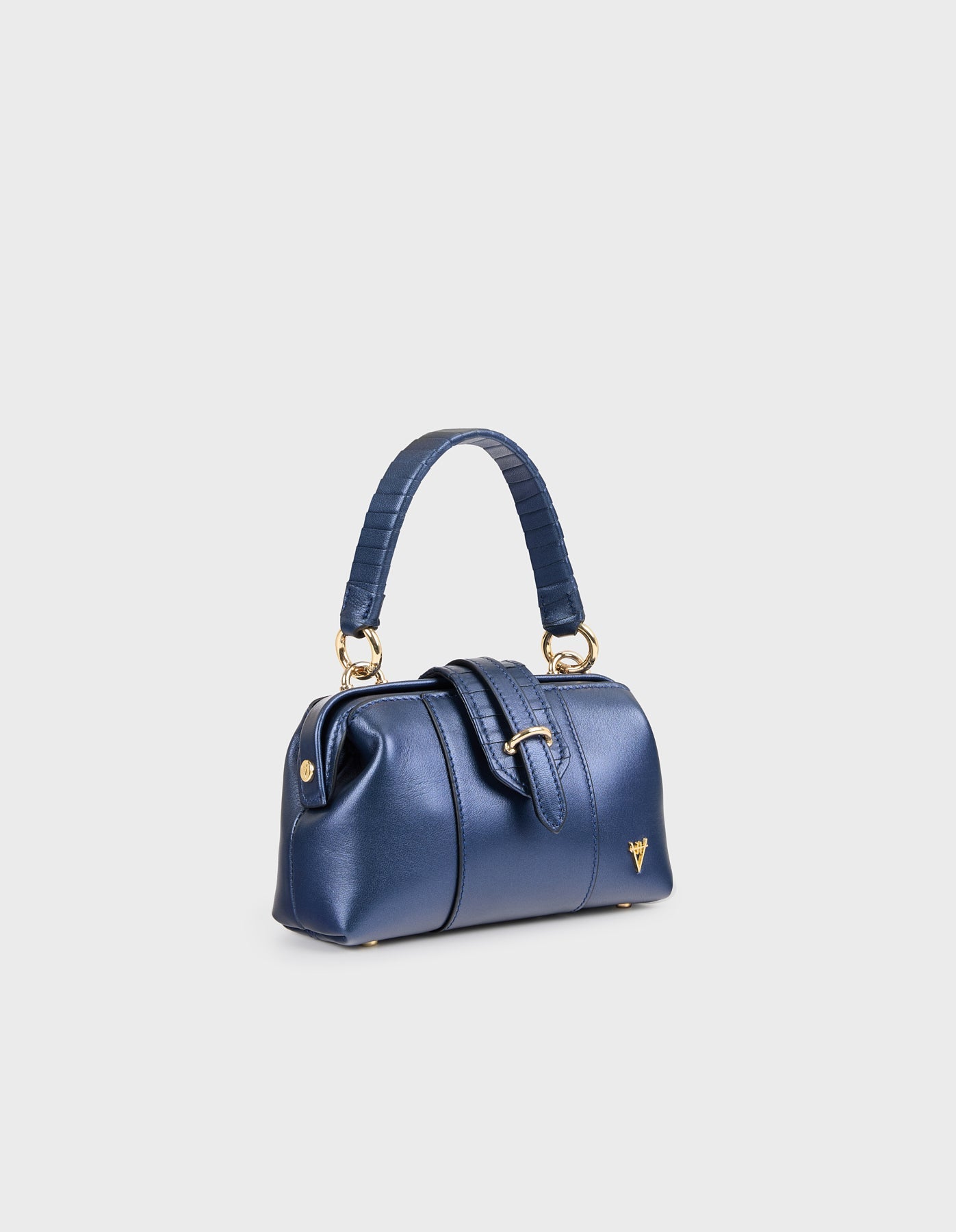 HiVa Atelier | Mini Nubes Doctor Bag NAVY | Beautiful and Versatile Leather Accessories