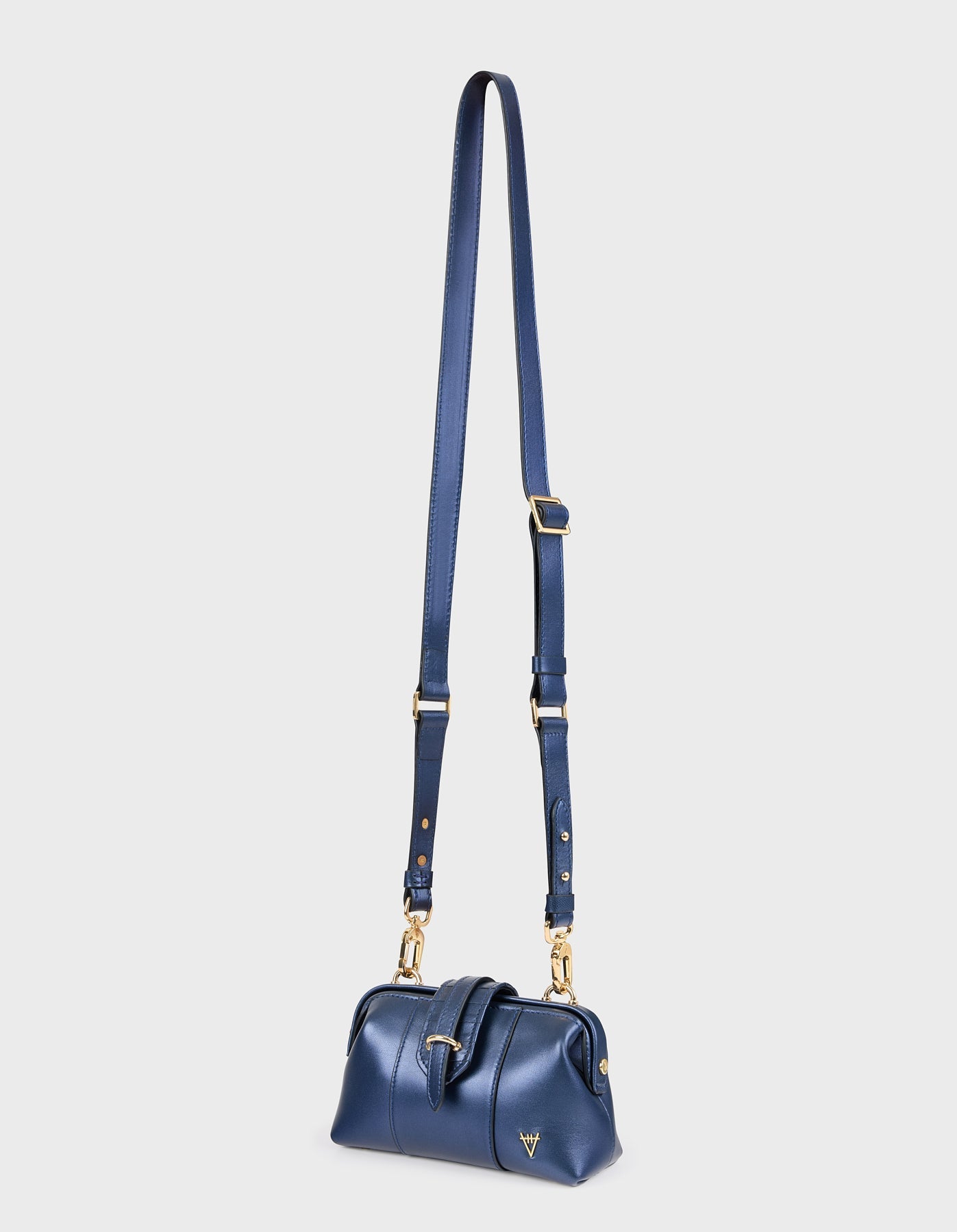 HiVa Atelier | Mini Nubes Doctor Bag NAVY | Beautiful and Versatile Leather Accessories