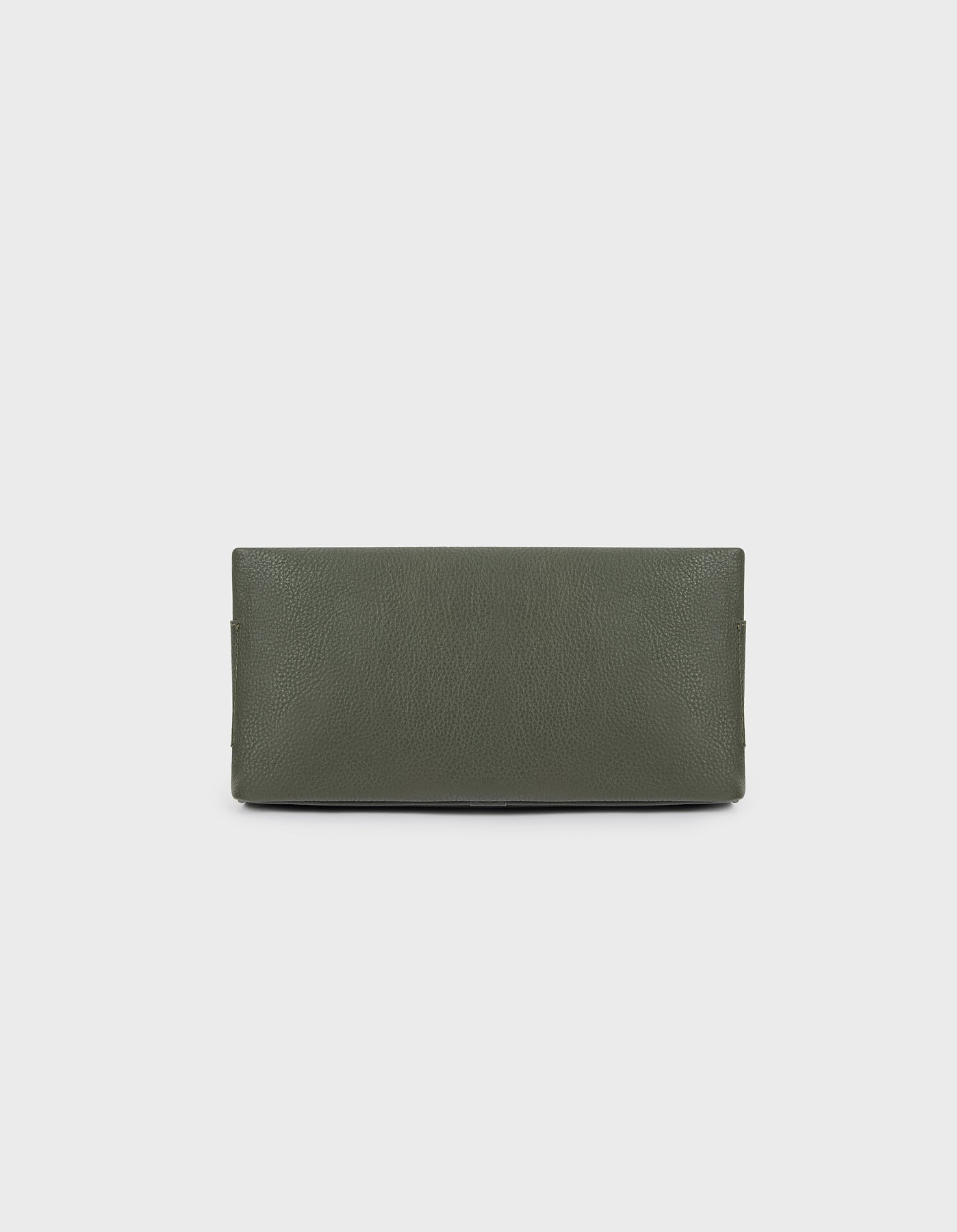 HiVa Atelier | Marise Clutch & Chain Bag KHAKI | Beautiful and Versatile Leather Accessories