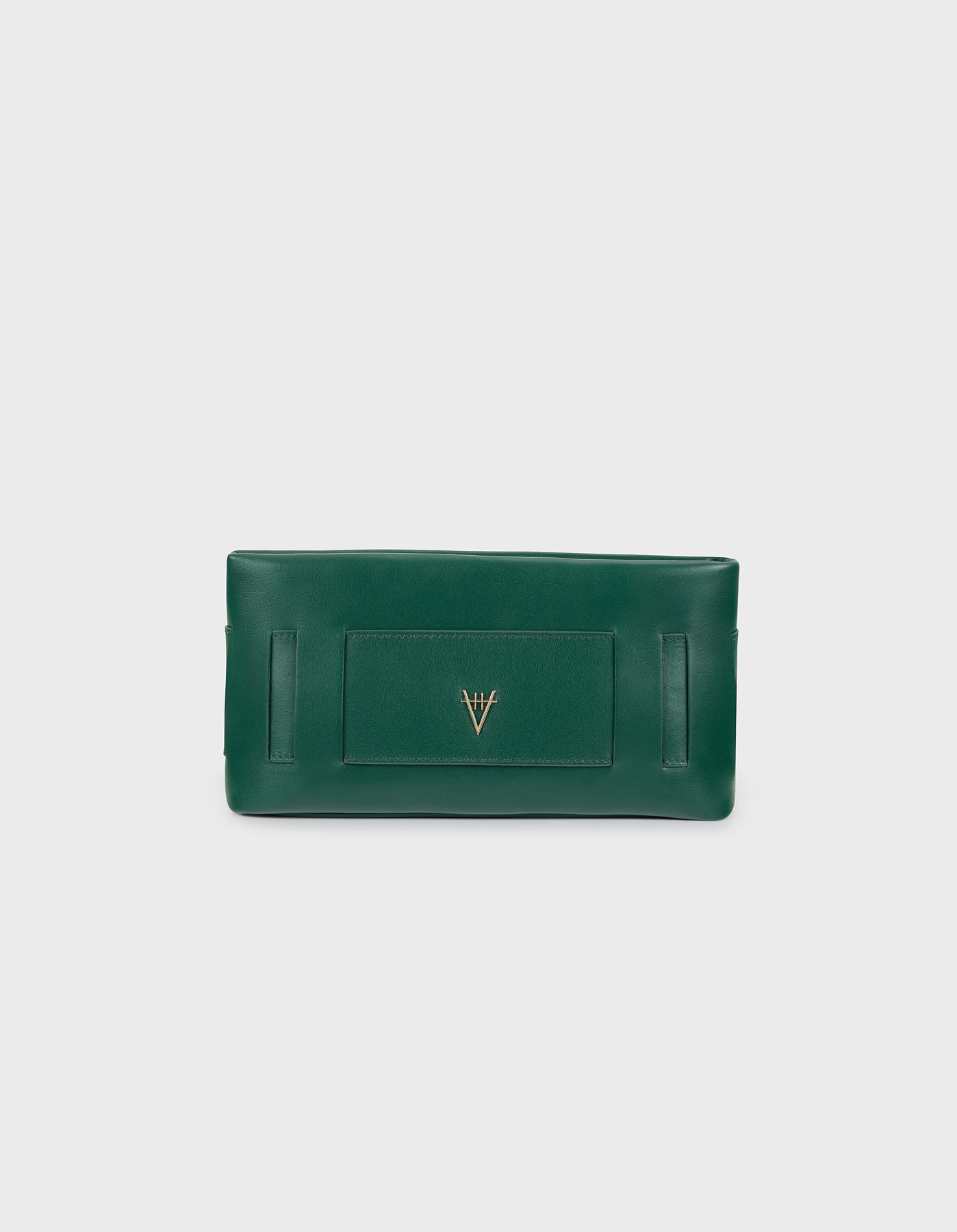 HiVa Atelier | Marise Clutch & Chain Bag DEEP EMERALD | Beautiful and Versatile Leather Accessories