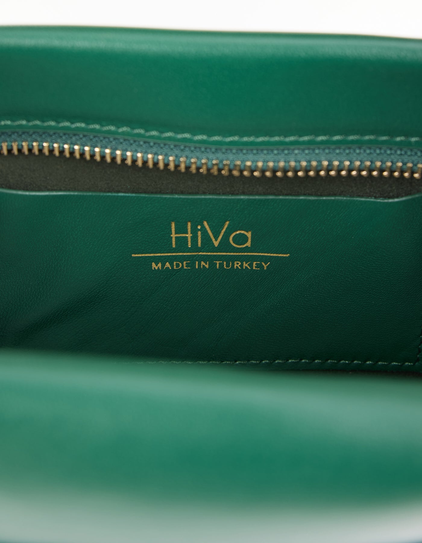 HiVa Atelier | Marise Clutch & Chain Bag DEEP EMERALD | Beautiful and Versatile Leather Accessories
