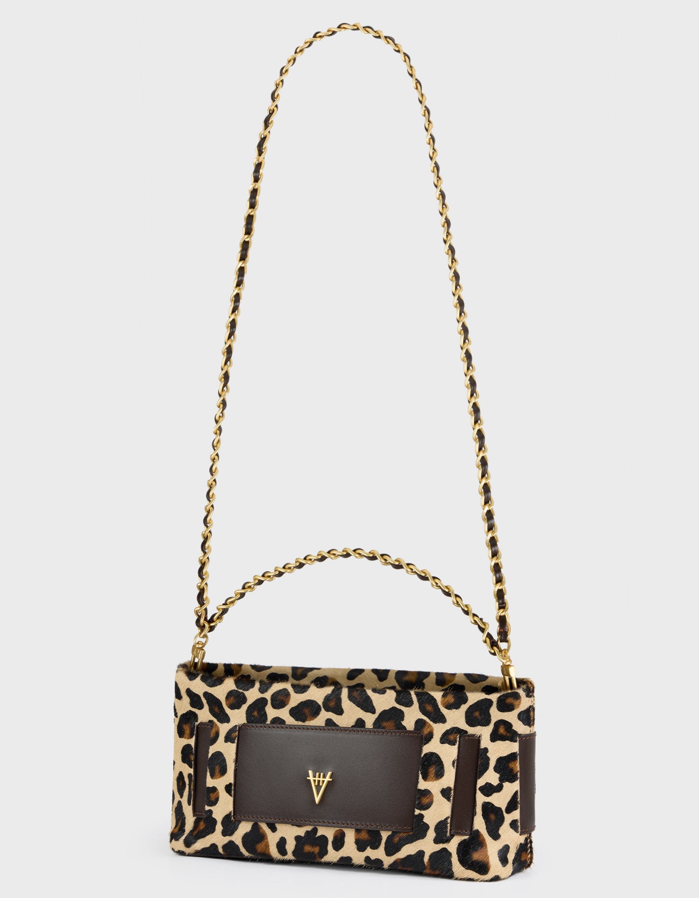 HiVa Atelier | Marise Clutch & Chain Bag LEOPARD | Beautiful and Versatile Leather Accessories