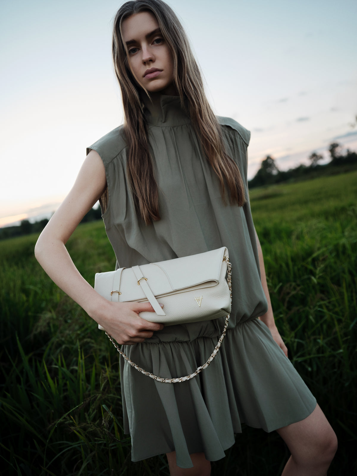 HiVa Atelier | Arlette Clutch & Chain Bag | Beautiful and Versatile Leather Accessories