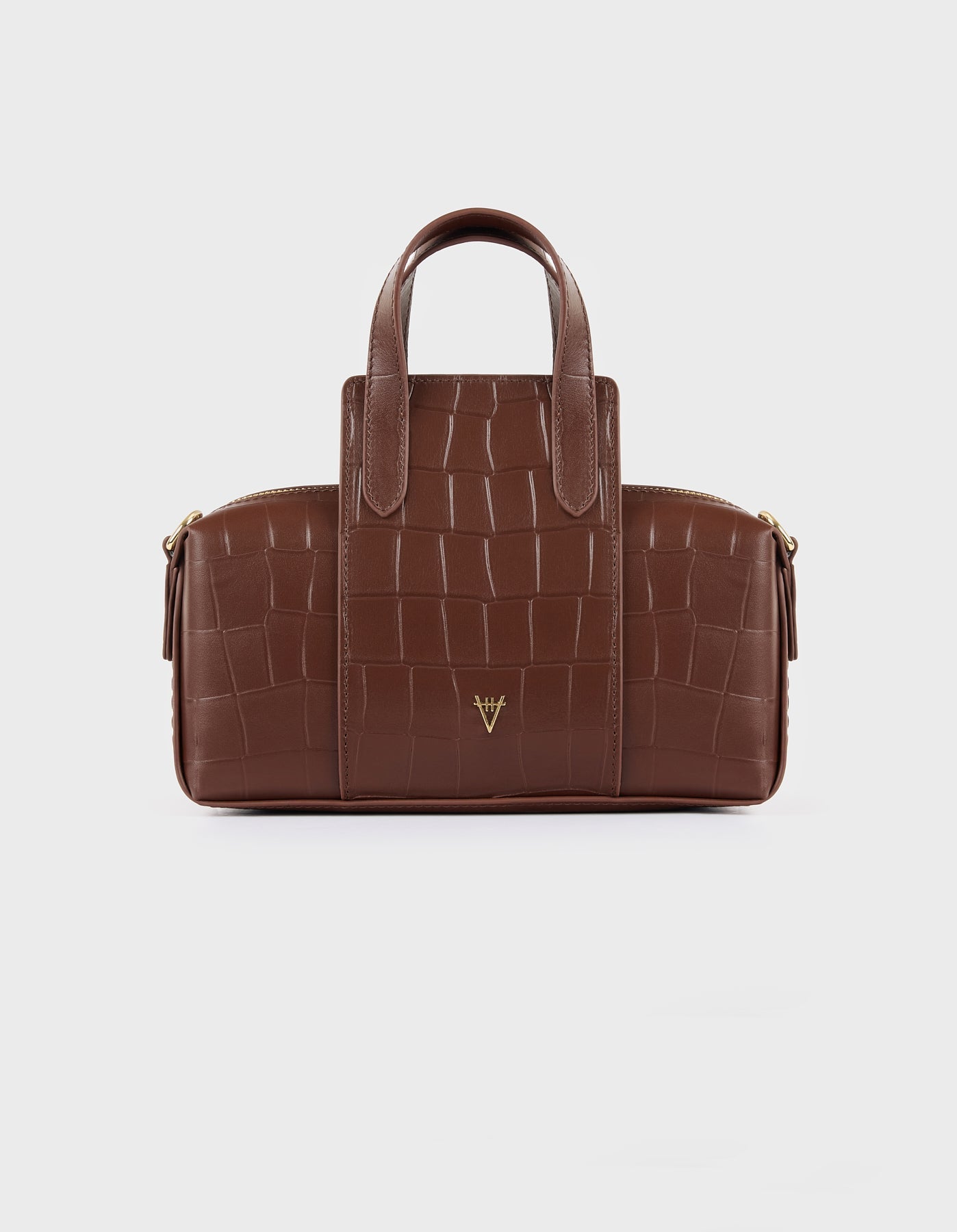 Hiva Atelier | Onsra Cylinder Crossbody Bag NUTSHELL | Beautiful and Versatile Leather Accessories