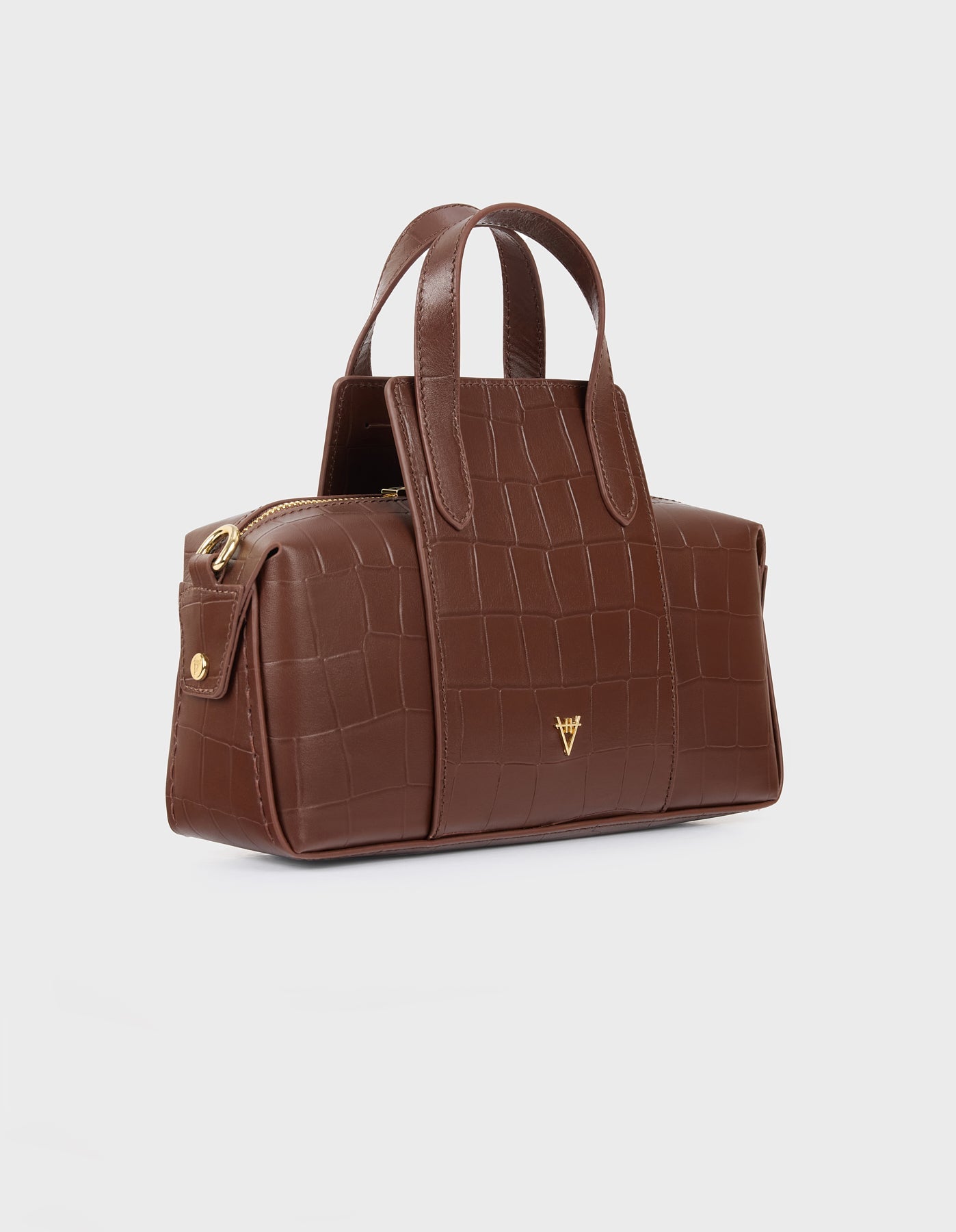 Hiva Atelier | Onsra Cylinder Crossbody Bag NUTSHELL | Beautiful and Versatile Leather Accessories