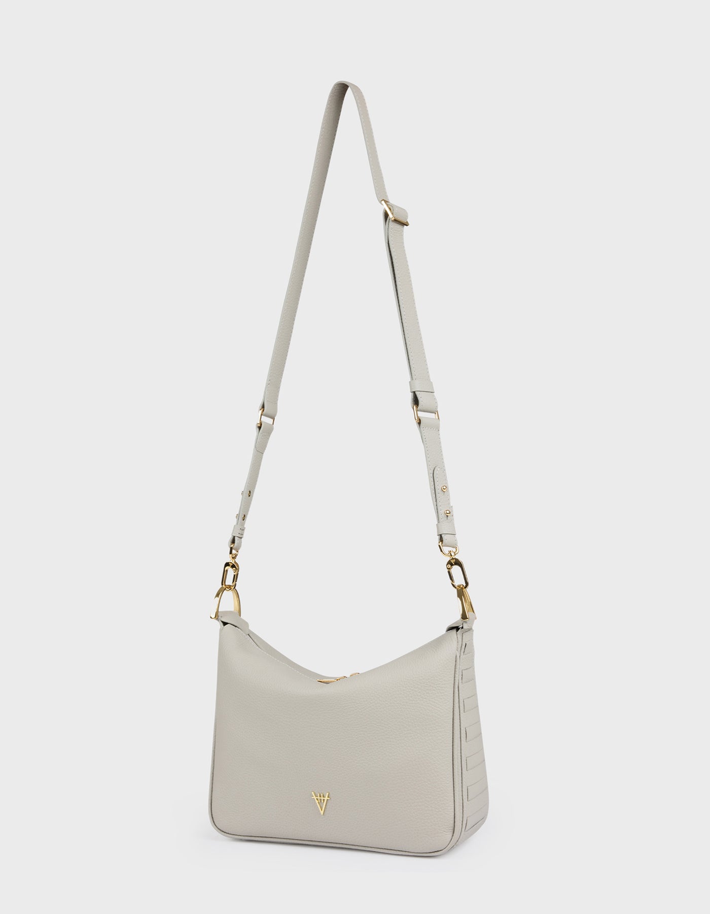 Woven Detail Mini Hobo Bag