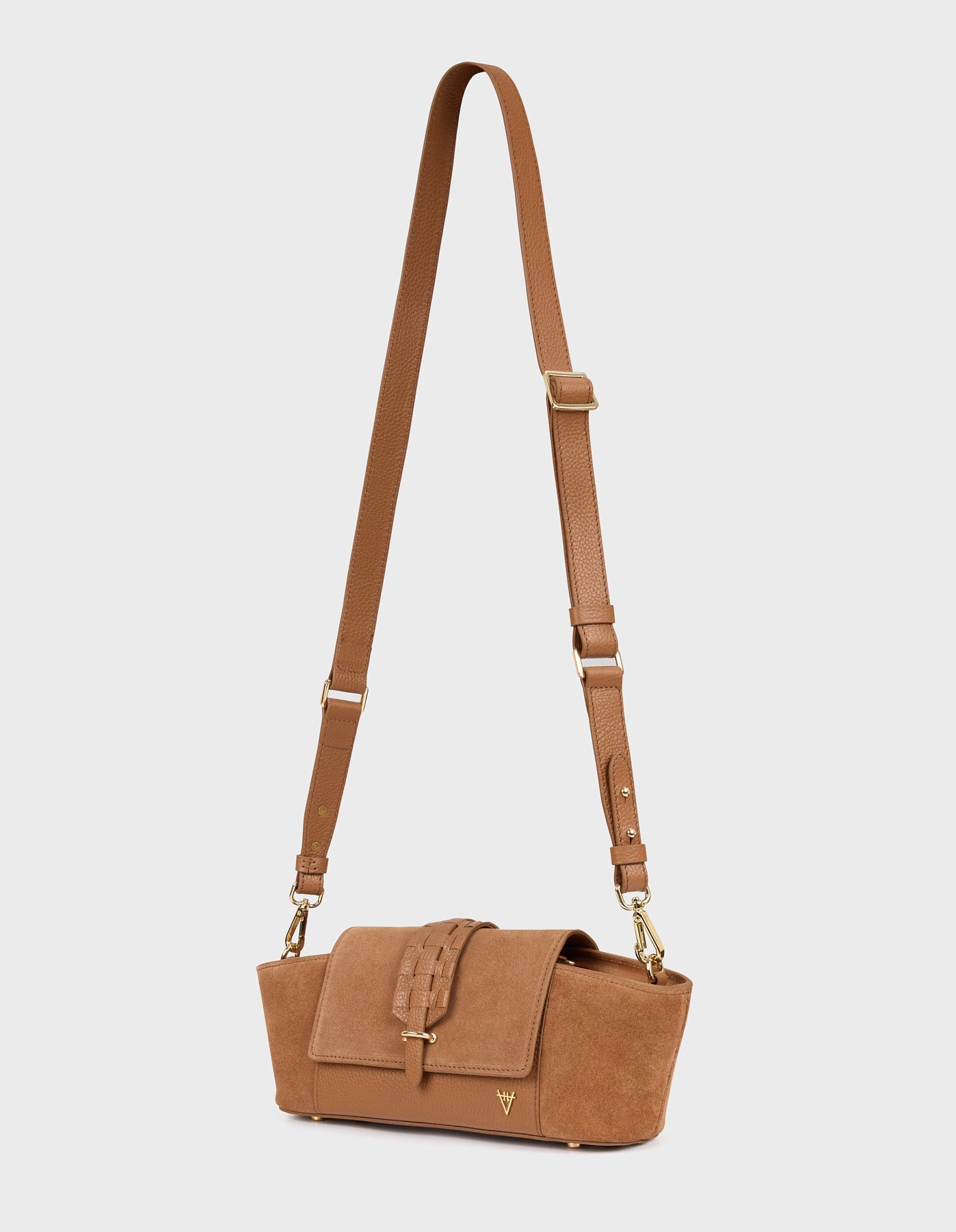 HiVa Atelier | Navis Shoulder Bag WOOD SUEDE | Beautiful and Versatile Leather Accessories