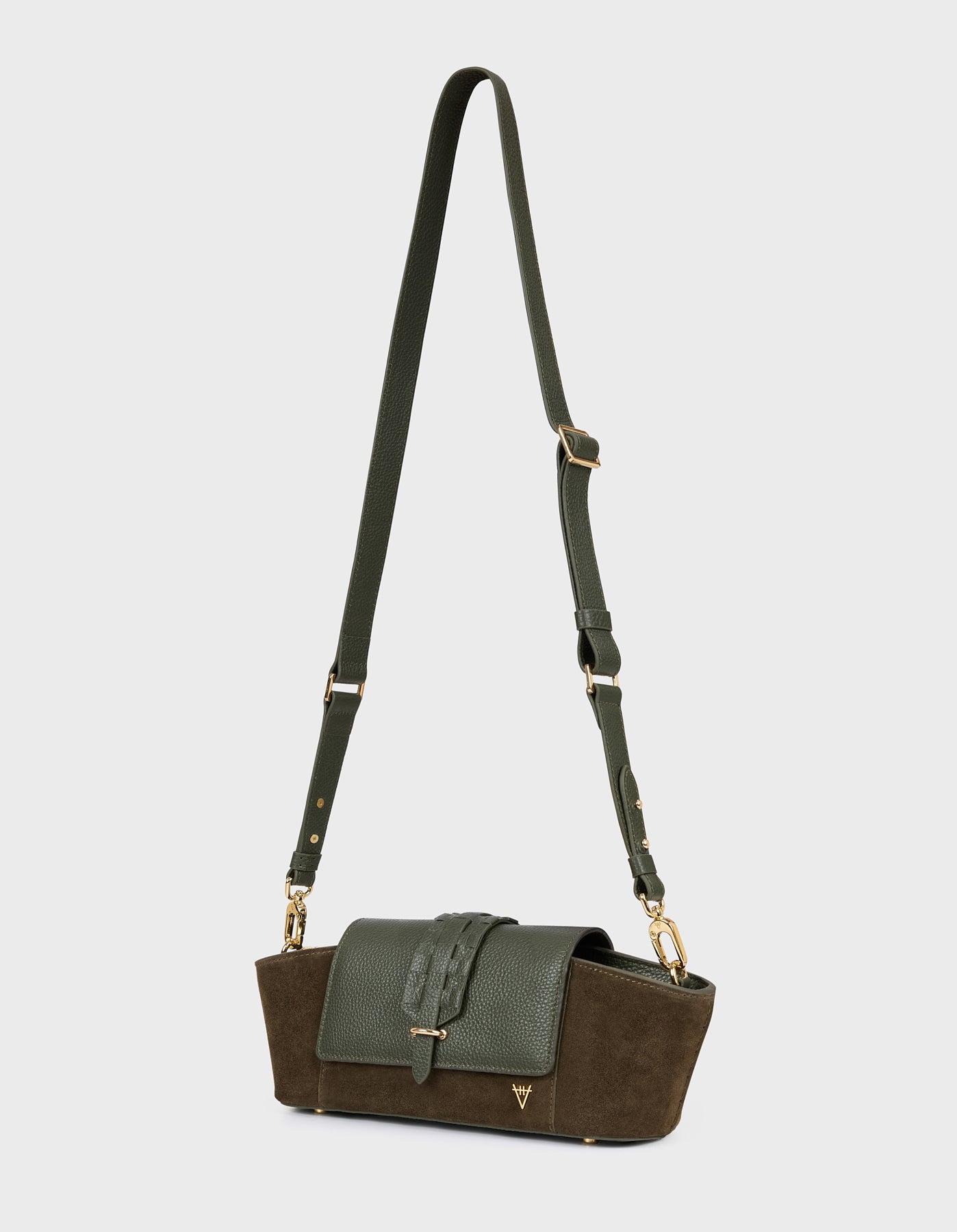 HiVa Atelier | Navis Shoulder Bag KHAKI | Beautiful and Versatile Leather Accessories