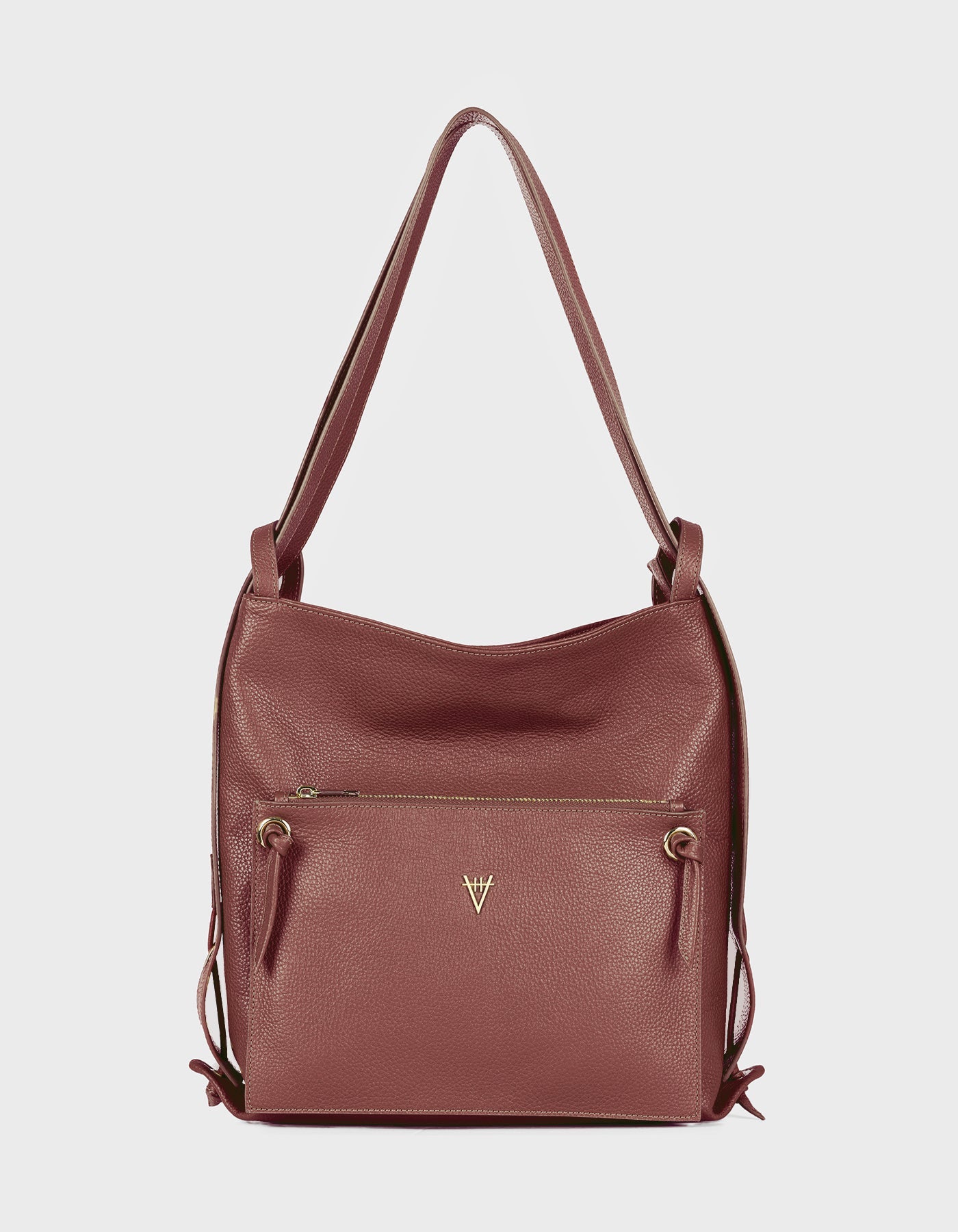 HiVa Atelier | Liber Backpack & Shoulder Bag NUTSHELL | Her Tarza Uygun Deri Aksesuarlar