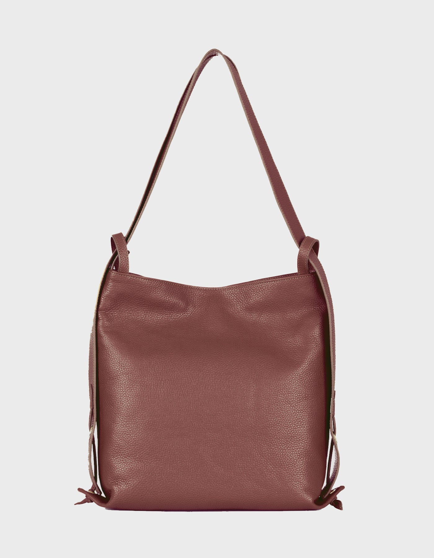 HiVa Atelier | Liber Backpack & Shoulder Bag NUTSHELL | Her Tarza Uygun Deri Aksesuarlar
