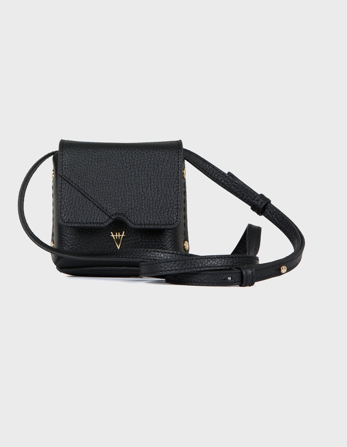 HiVa Atelier | Micro Mare Shoulder & Waist Bag BLACK | Her Tarza Uygun Deri Aksesuarlar