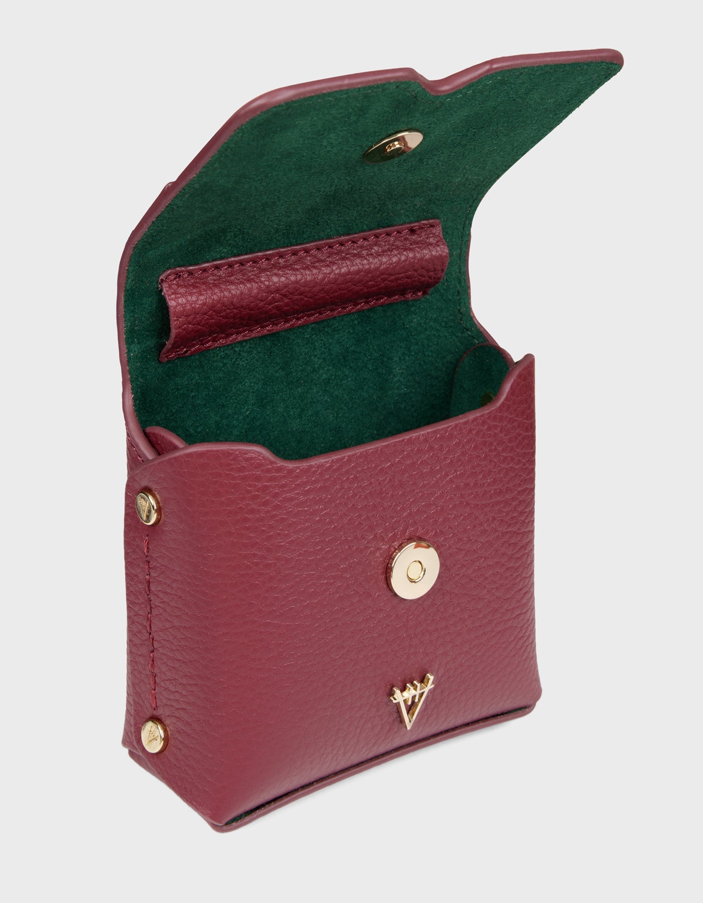 HiVa Atelier | Micro Mare Shoulder & Waist Bag BURGUNDY | Beautiful and Versatile Leather Accessories