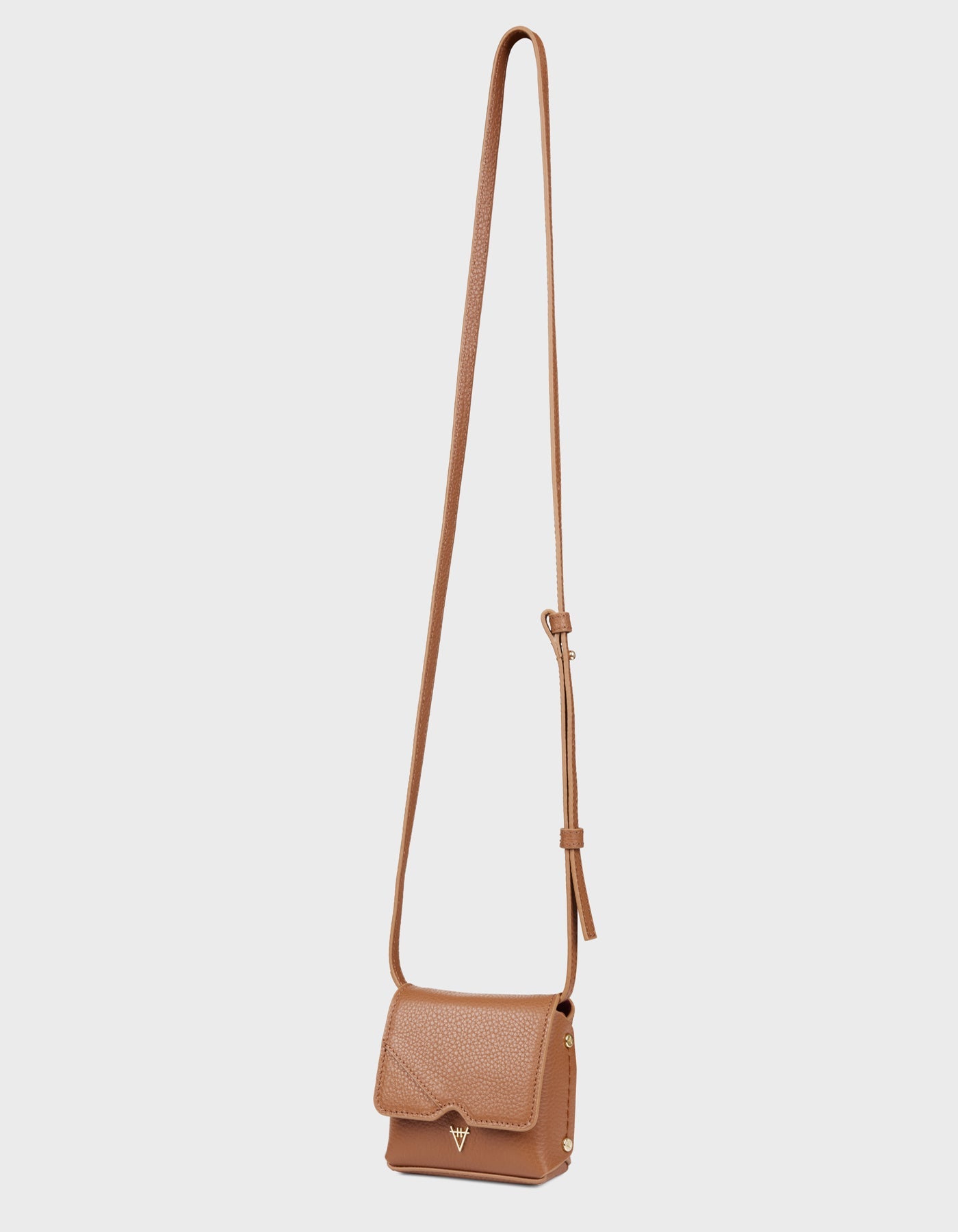 HiVa Atelier | Micro Mare Shoulder & Waist Bag WOOD | Her Tarza Uygun Deri Aksesuarlar