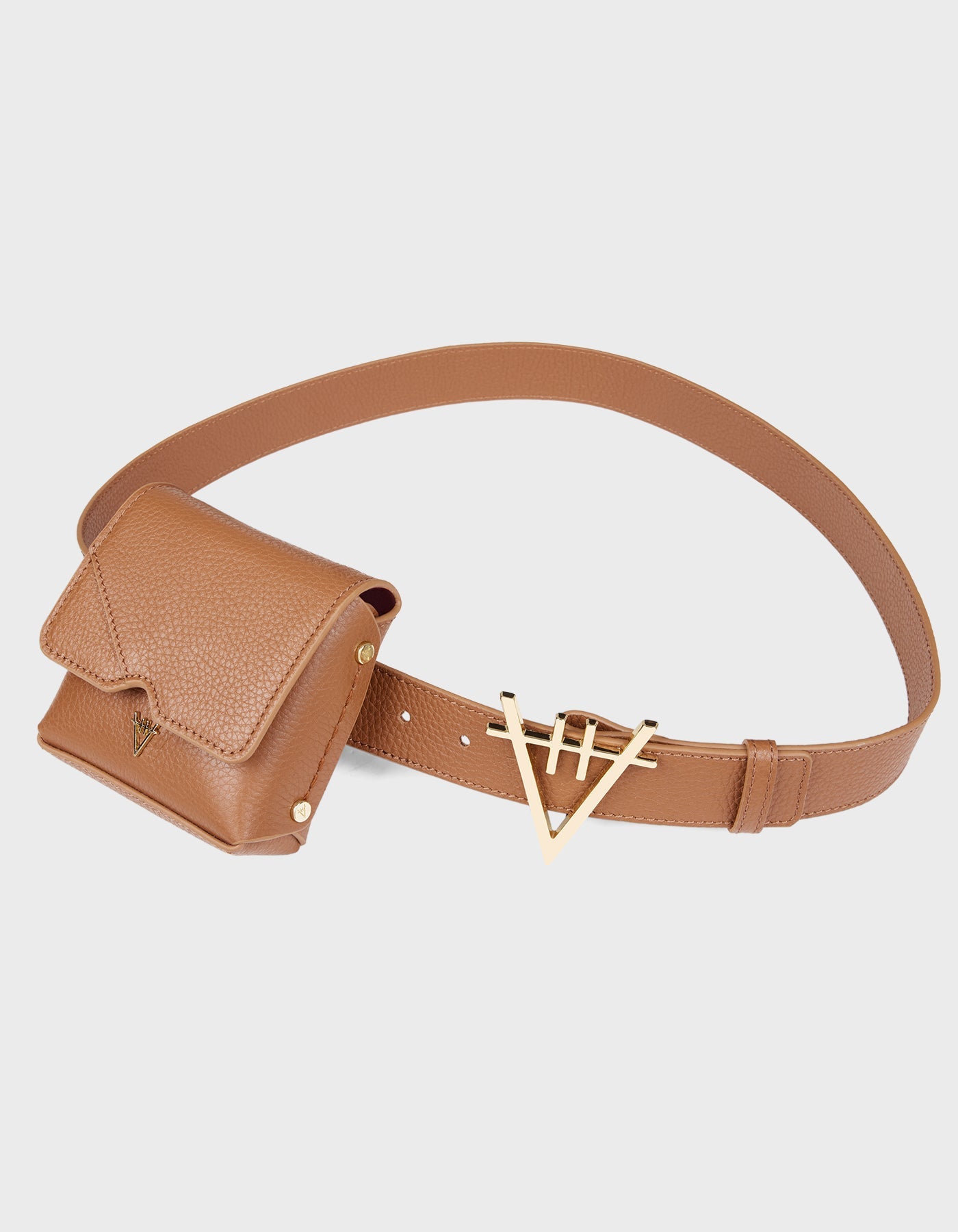 HiVa Atelier | Micro Mare Shoulder & Waist Bag WOOD | Her Tarza Uygun Deri Aksesuarlar